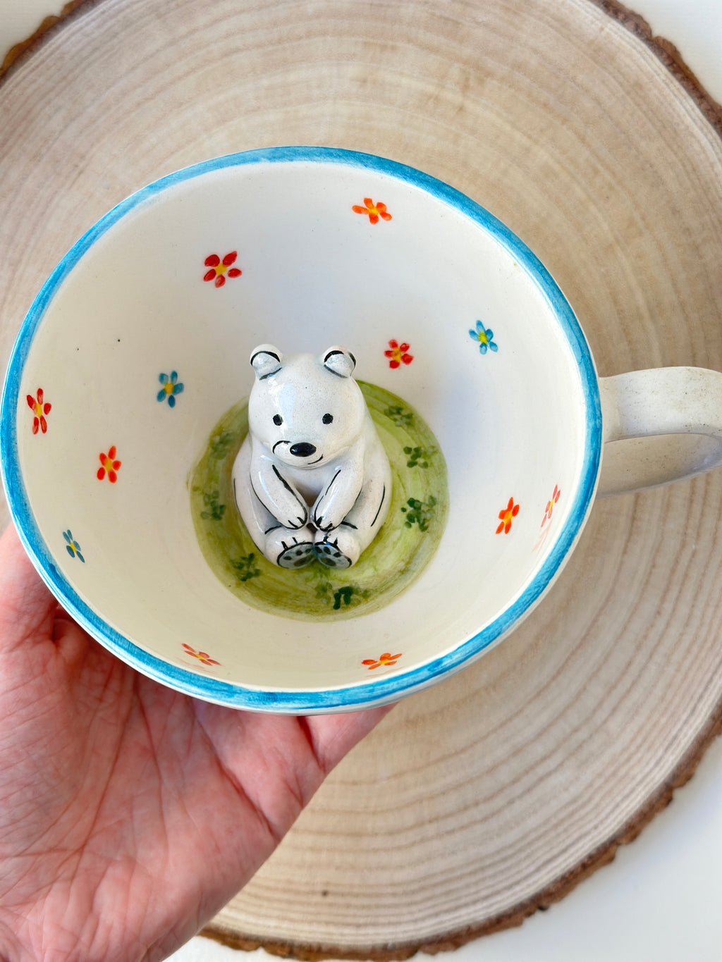 Handmade ceramic mug