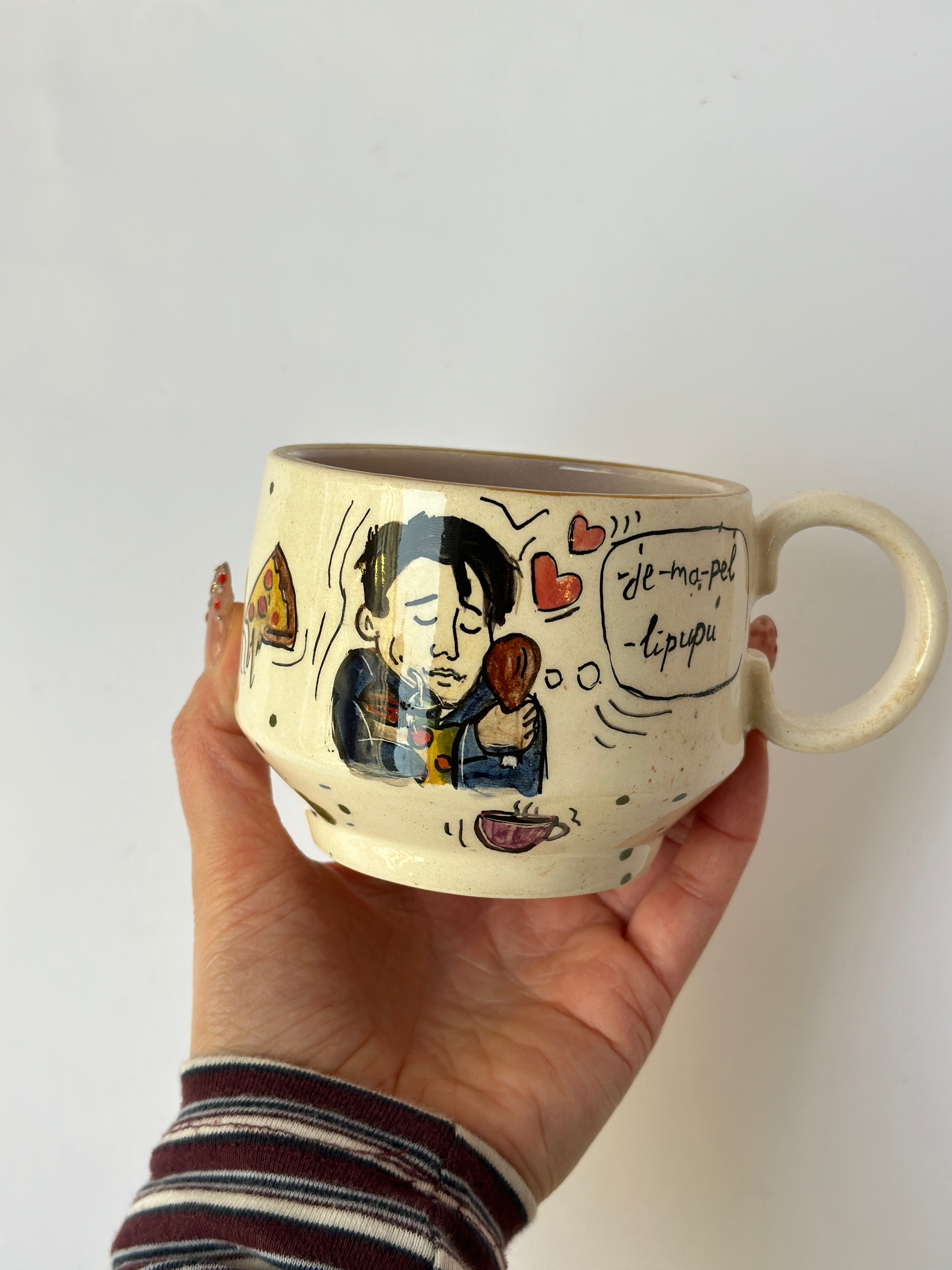 “Friends” handmade mug