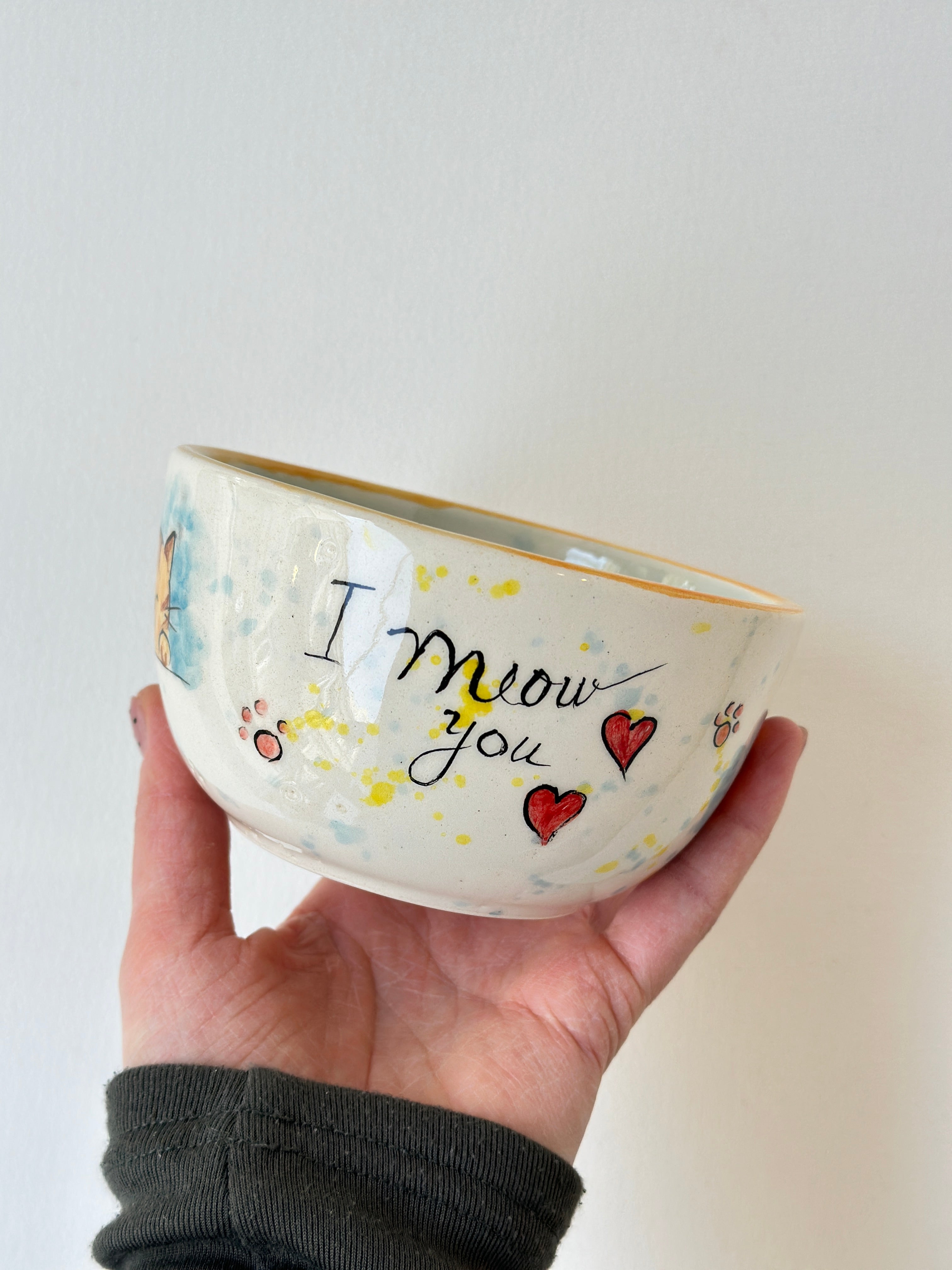 Cat handmade mug