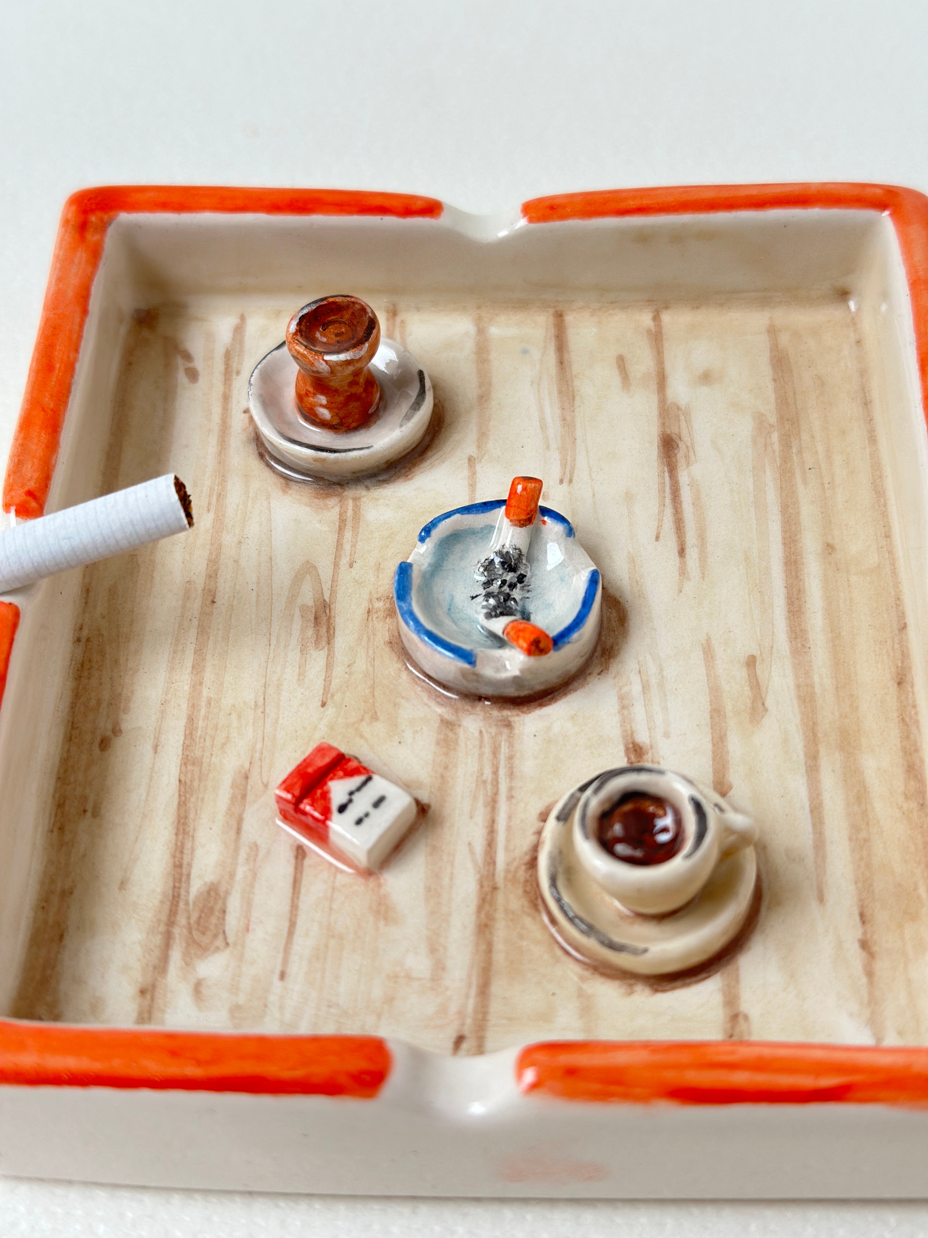 Handmade ashtray