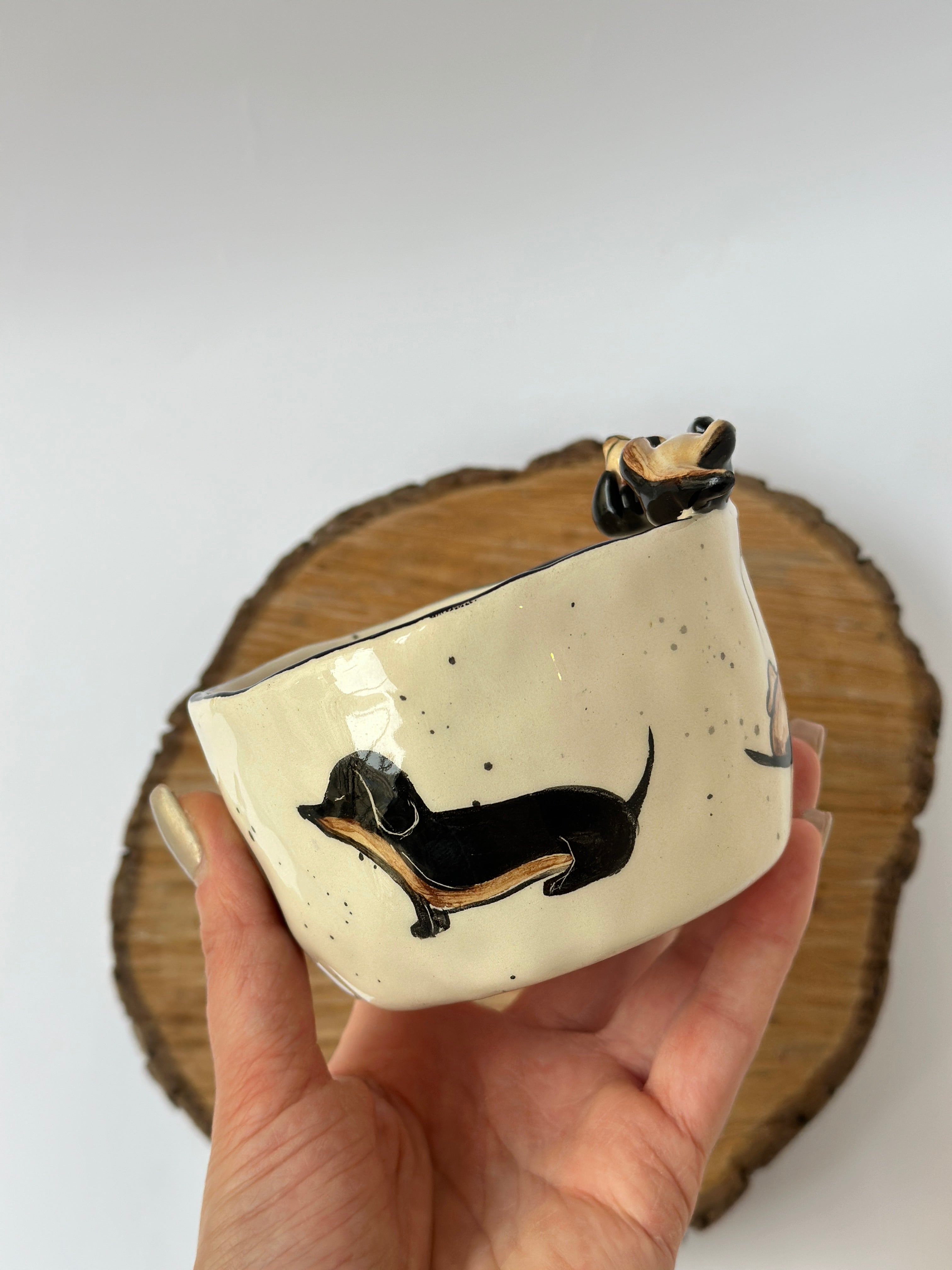 Dachshund handmade mug