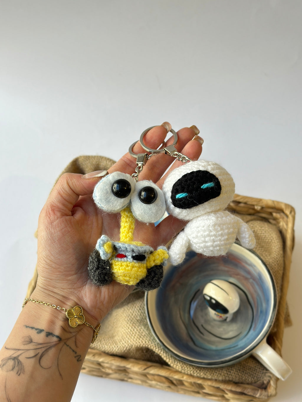 WALL-E handmade keychains