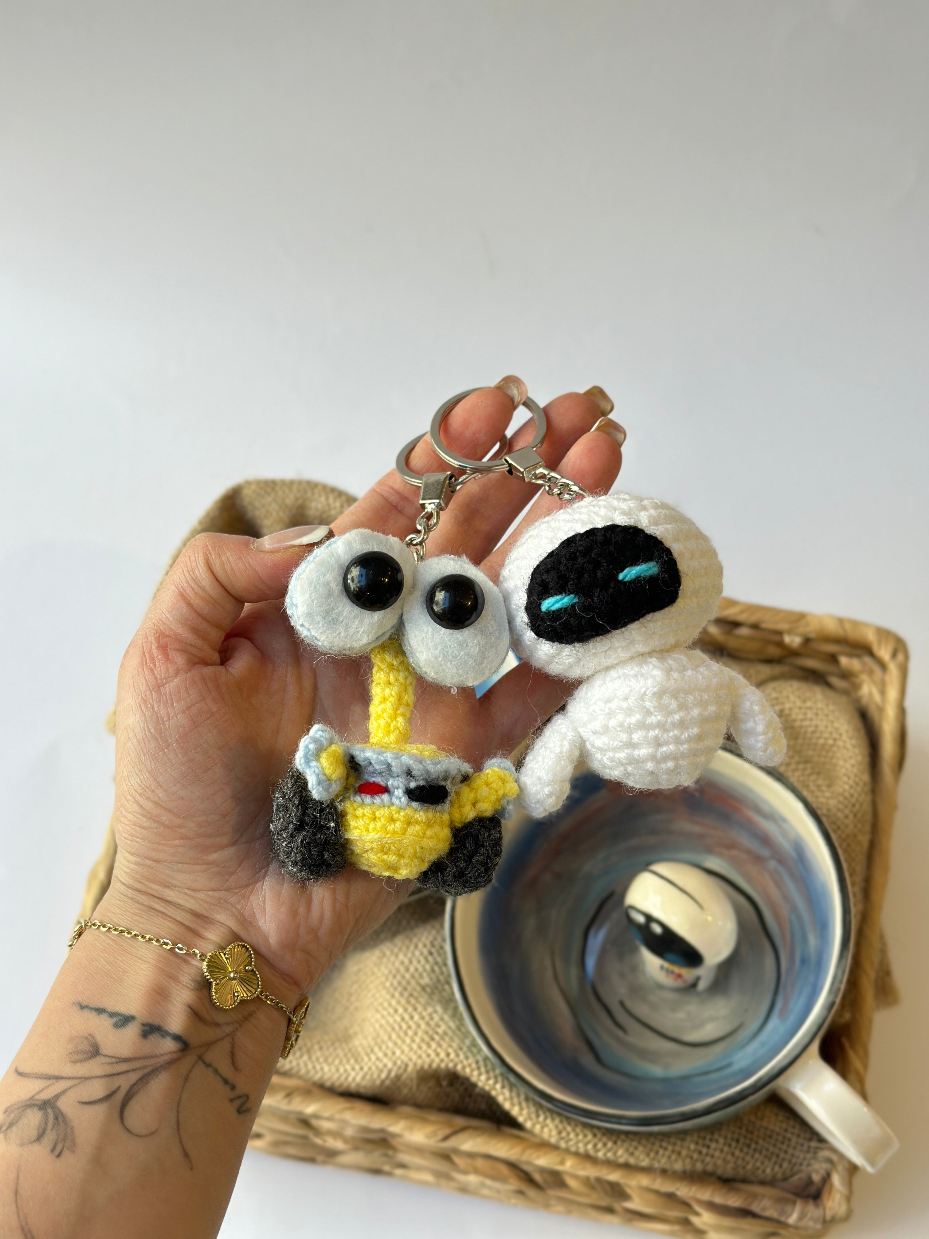 WALL-E handmade keychains