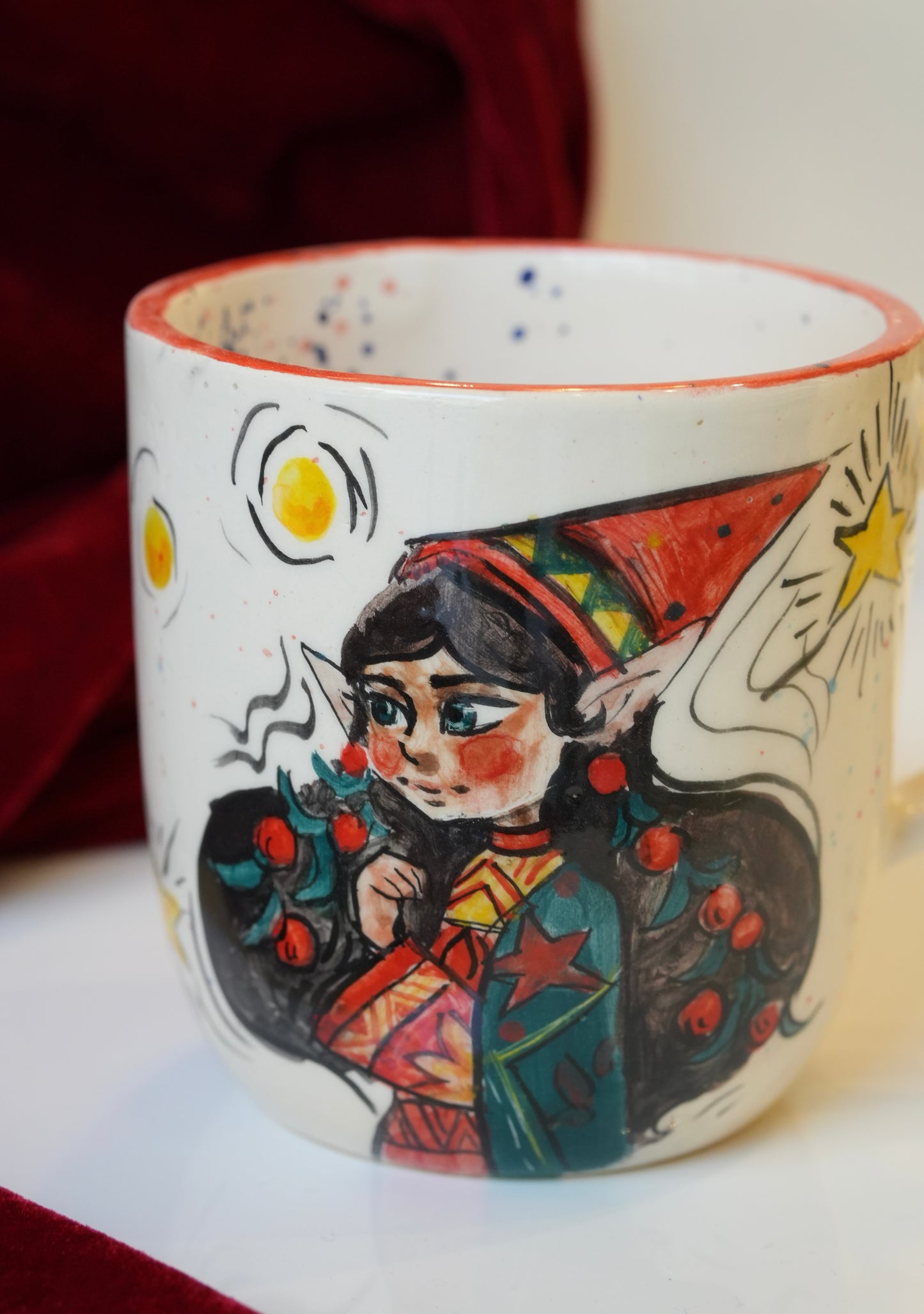 Elf handmade mug