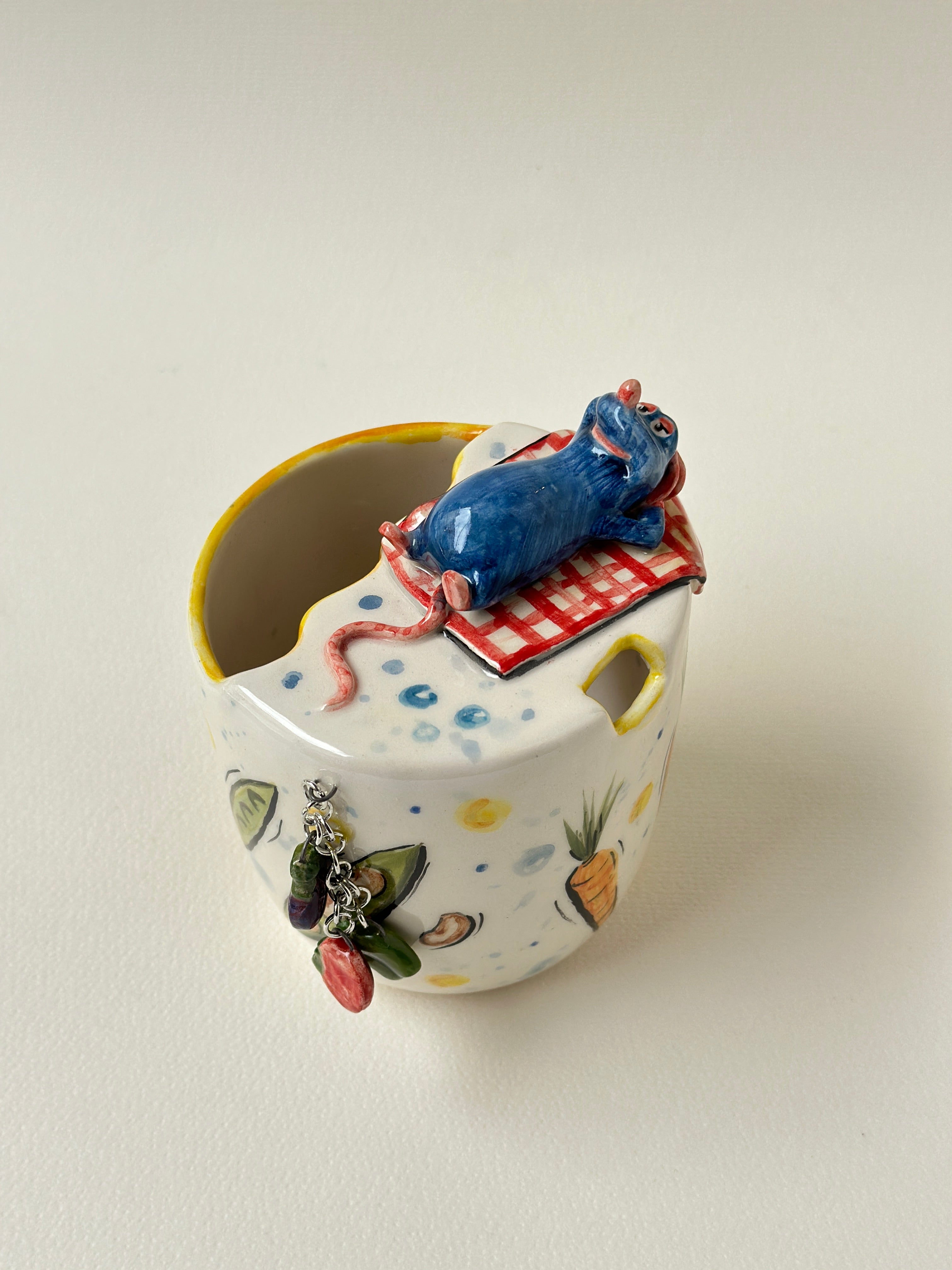 Ratatouille handmade takeaway mug