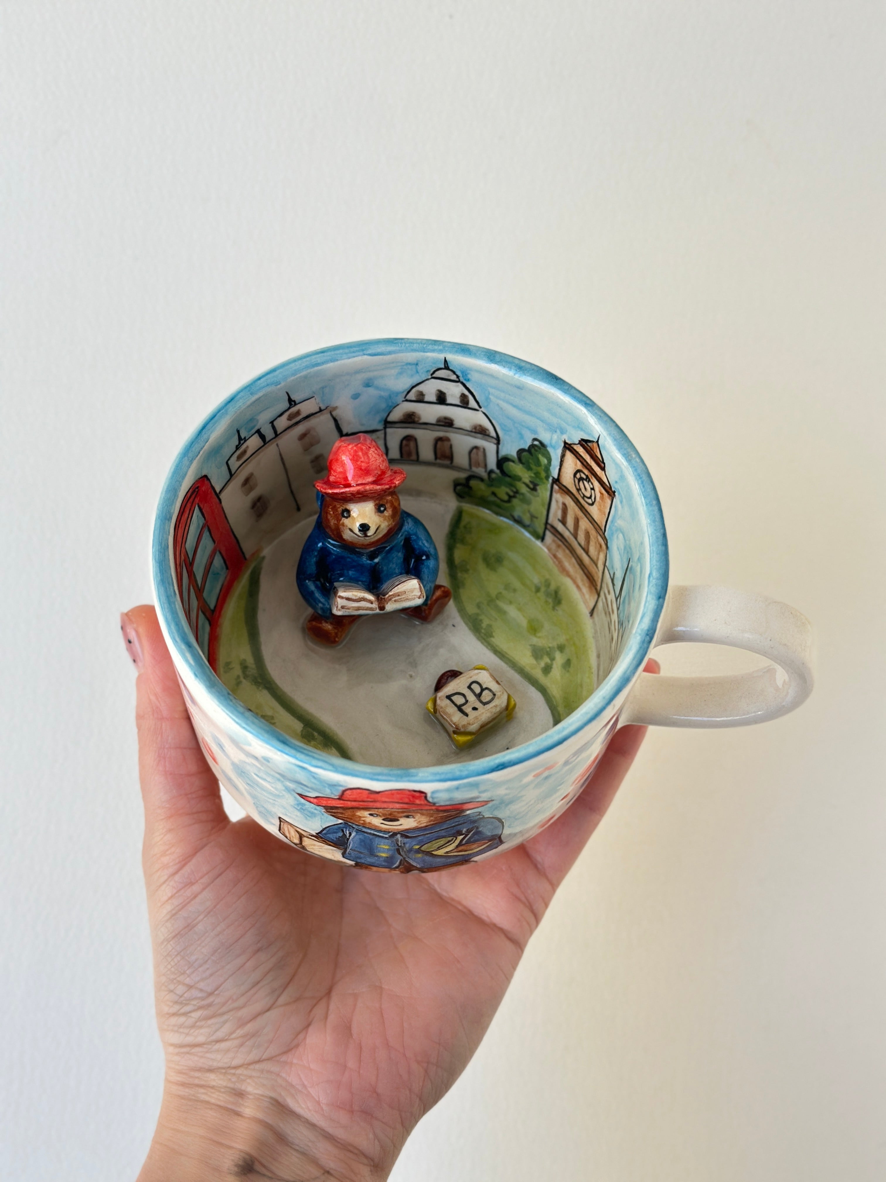 Paddington Bear handmade mug