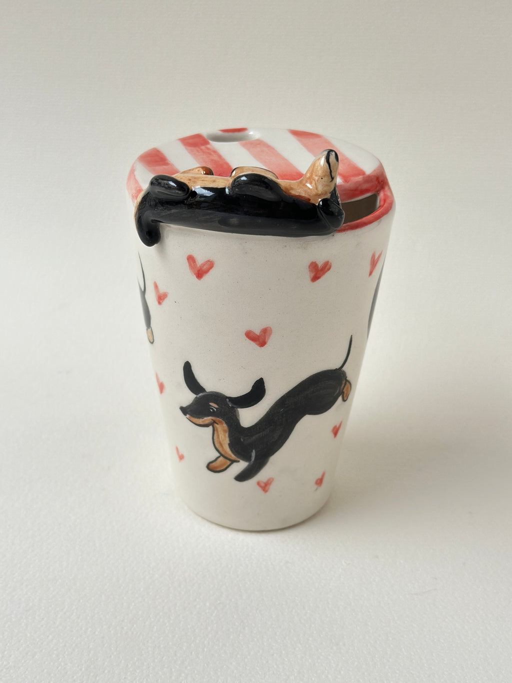 Dachshund takeaway mug