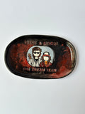 Stranger things “Steve and Dustin” handmade plate