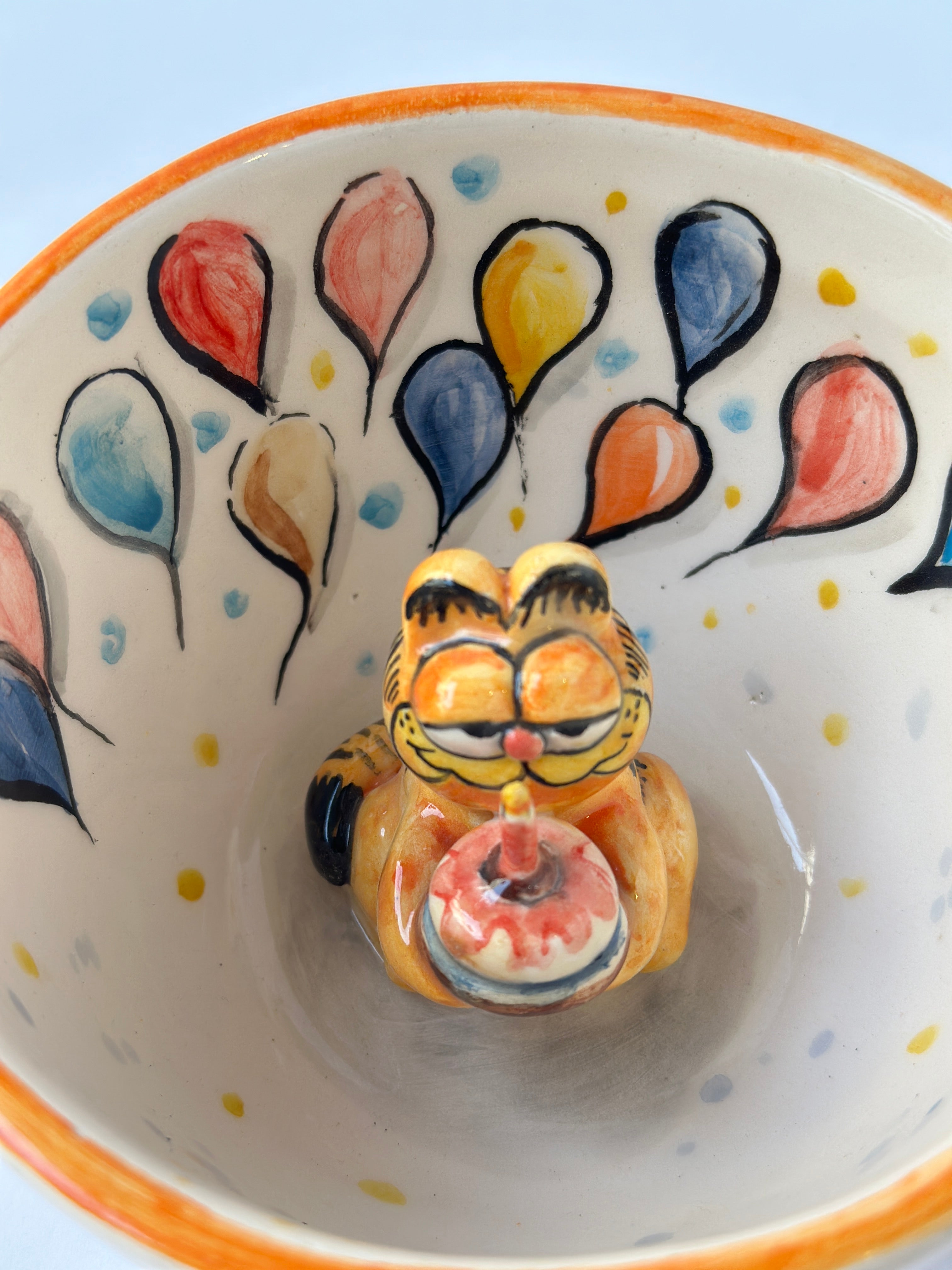 Garfield handmade mug “Happy Birthday”