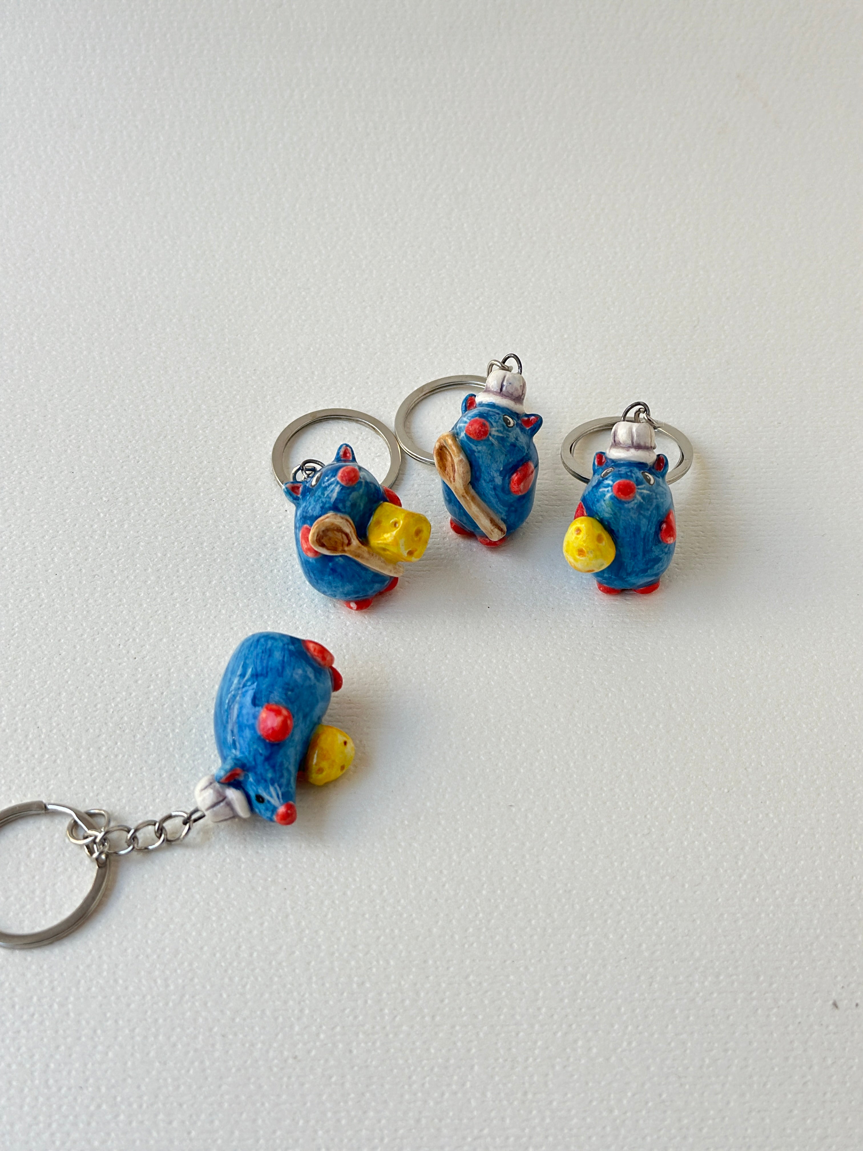 Ratatouille Remy handmade keychain ( only one piece)