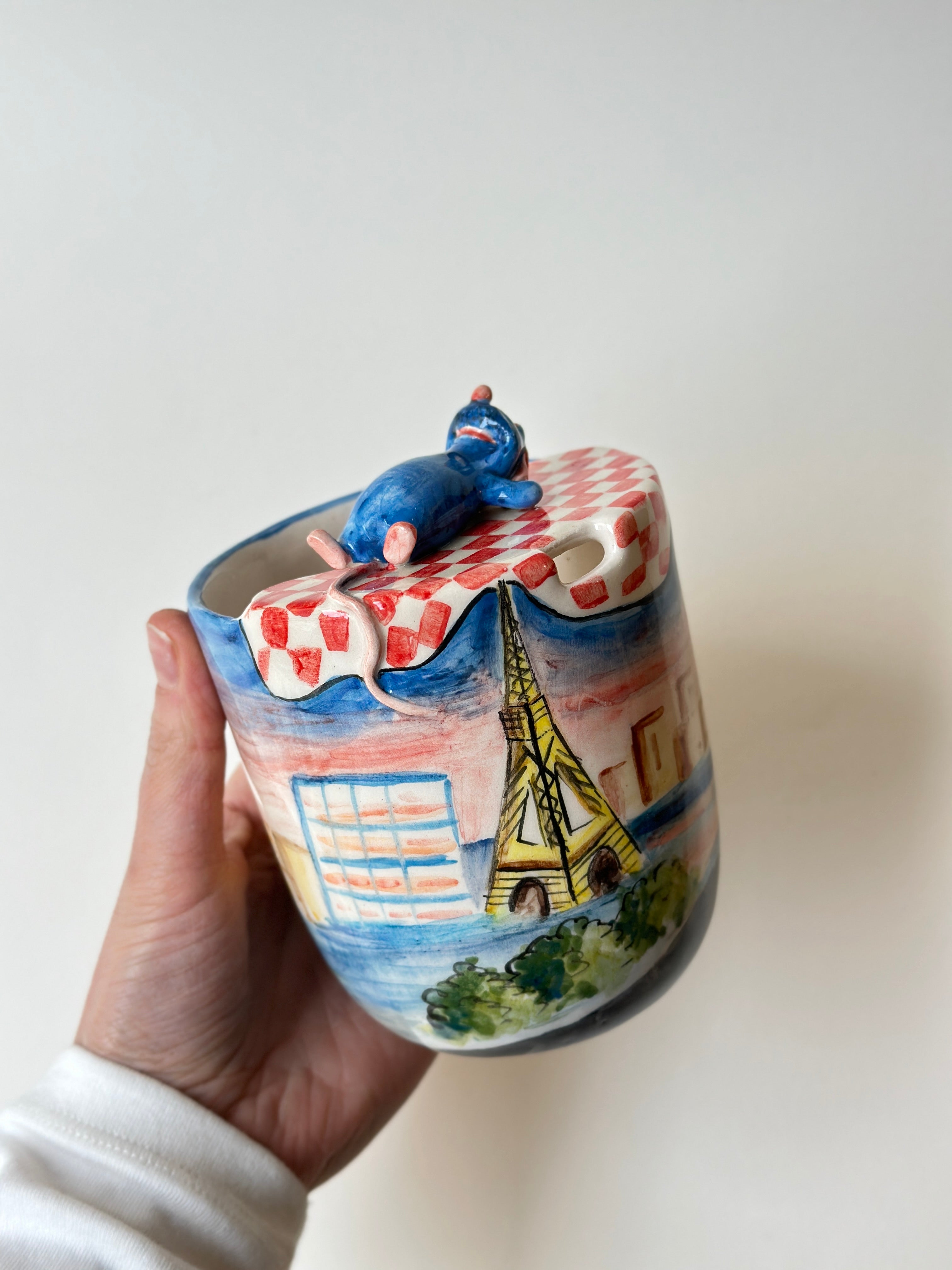Ratatouille handmade takeaway mug