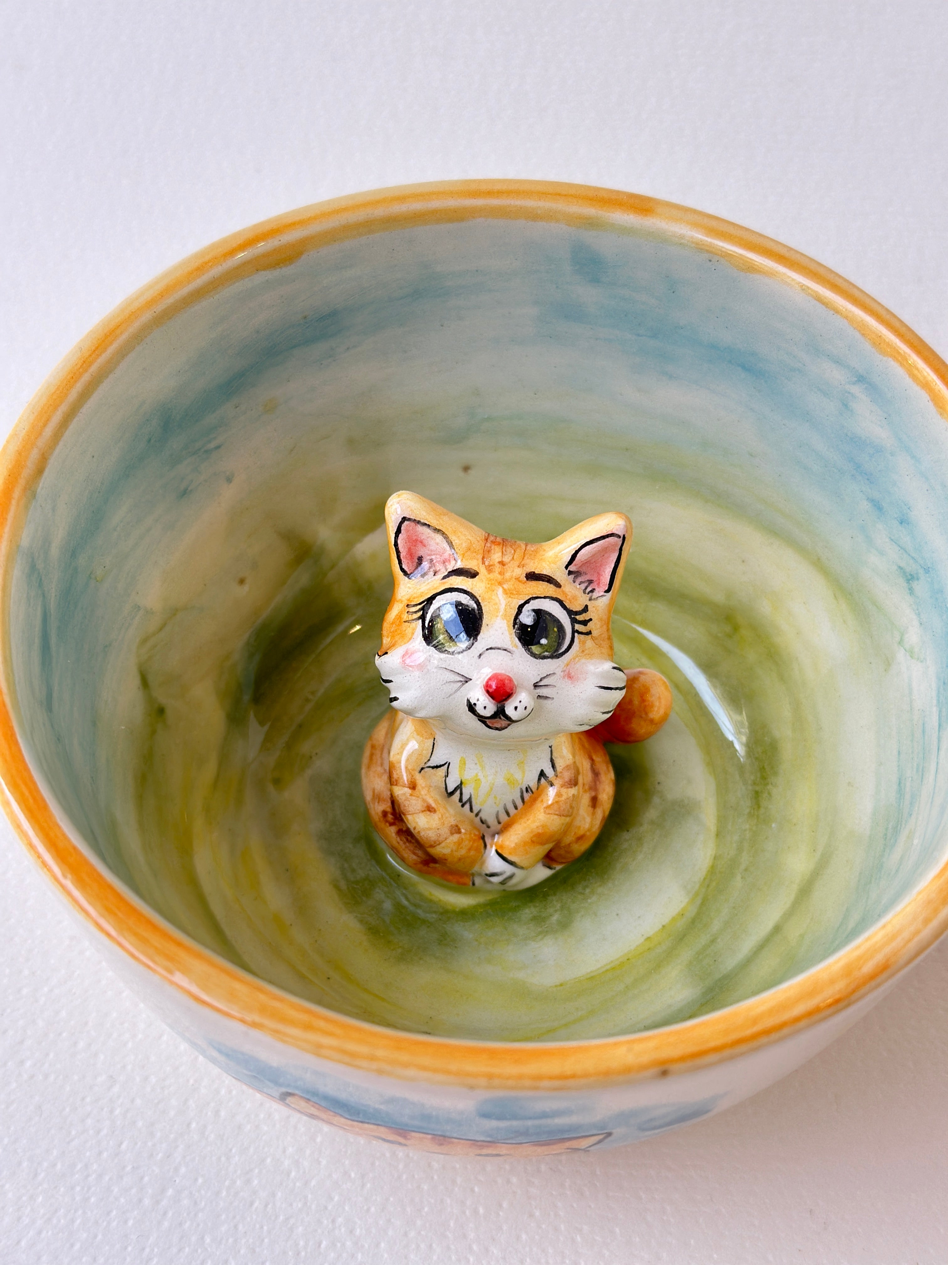 Cat handmade mug