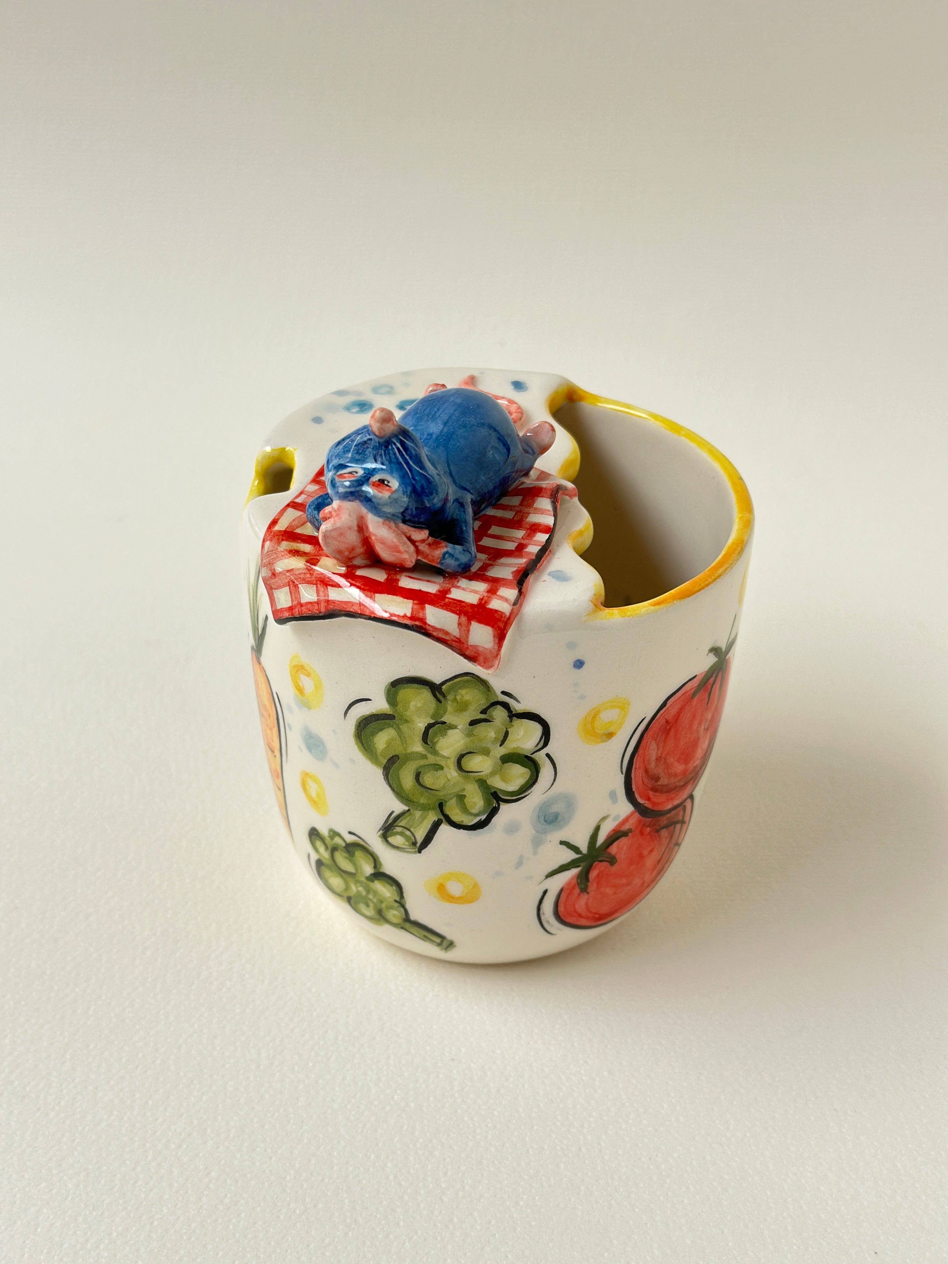 Ratatouille handmade takeaway mug