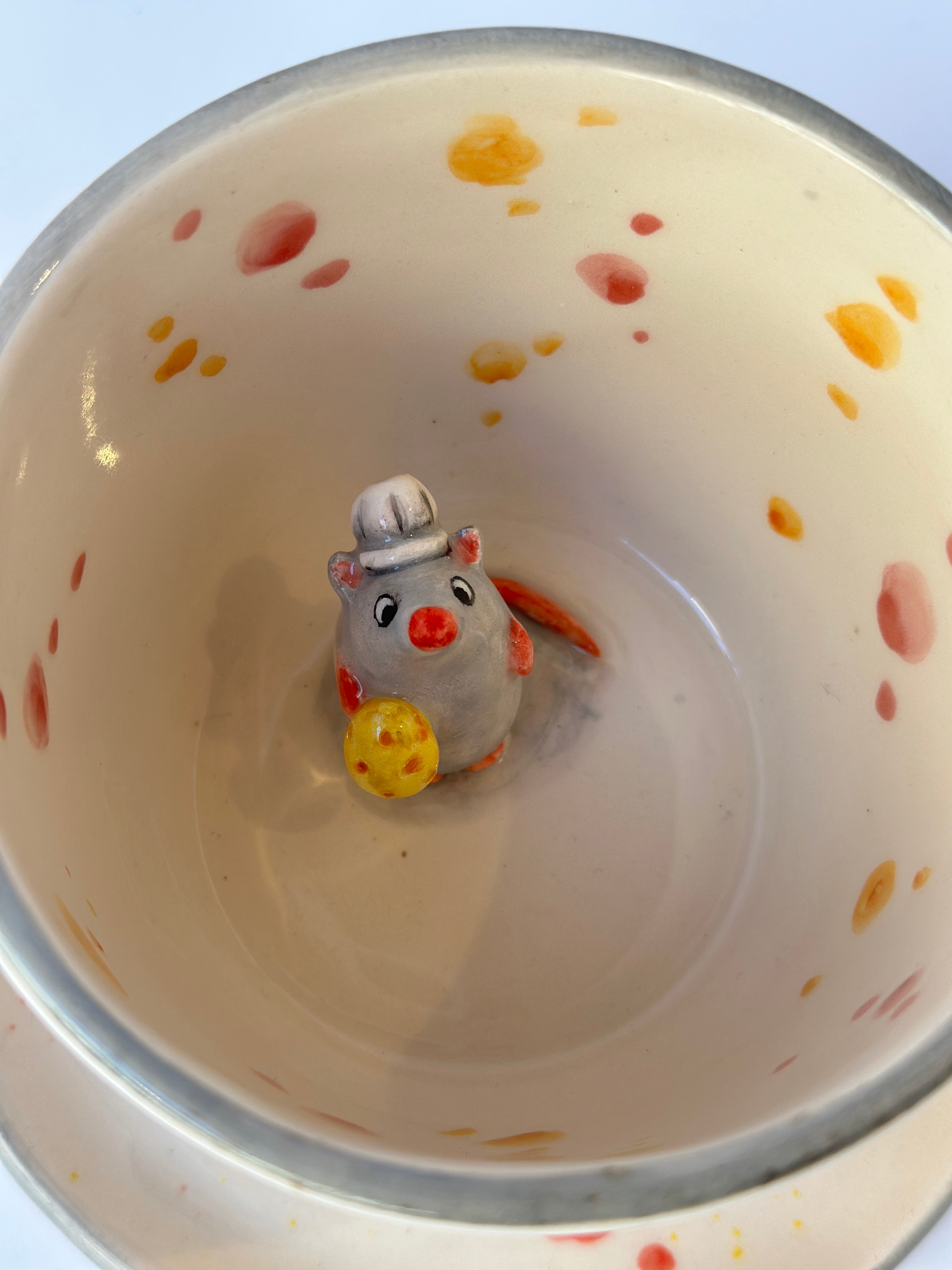 Ratatouille handmade mug and plate