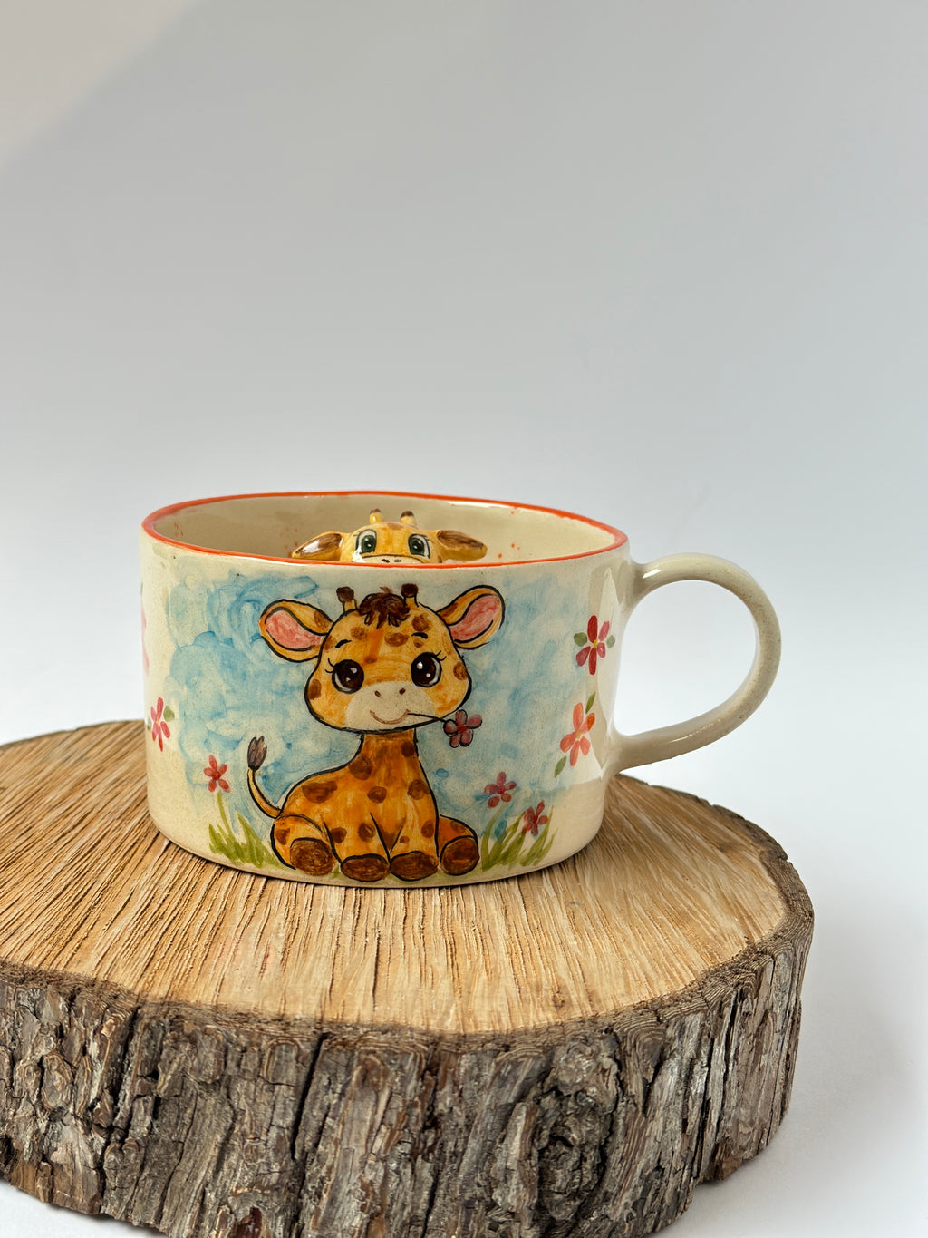 Giraffe Handmade mug