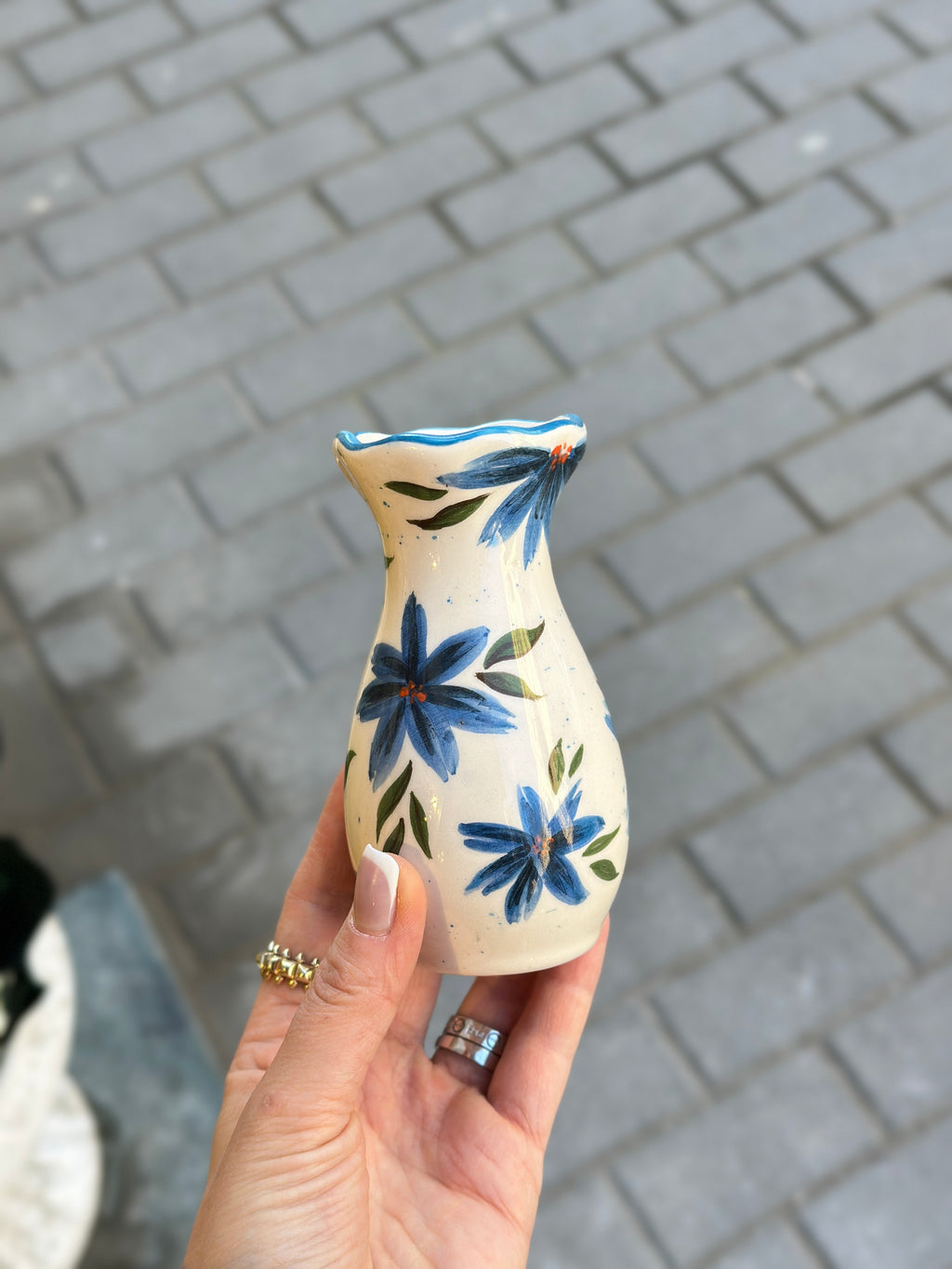 Handmade vase mini 11sm