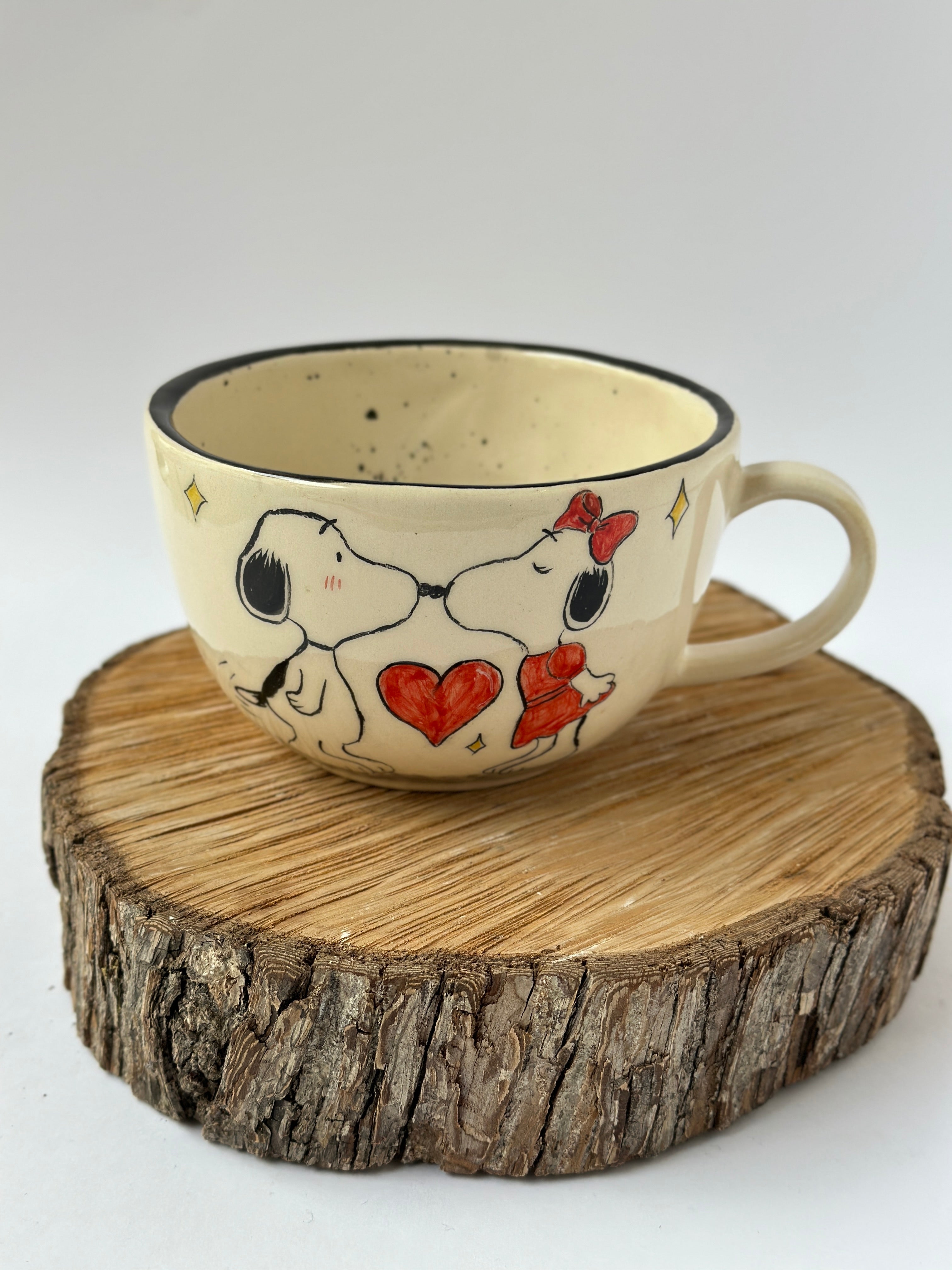 Snoopy handmade mug