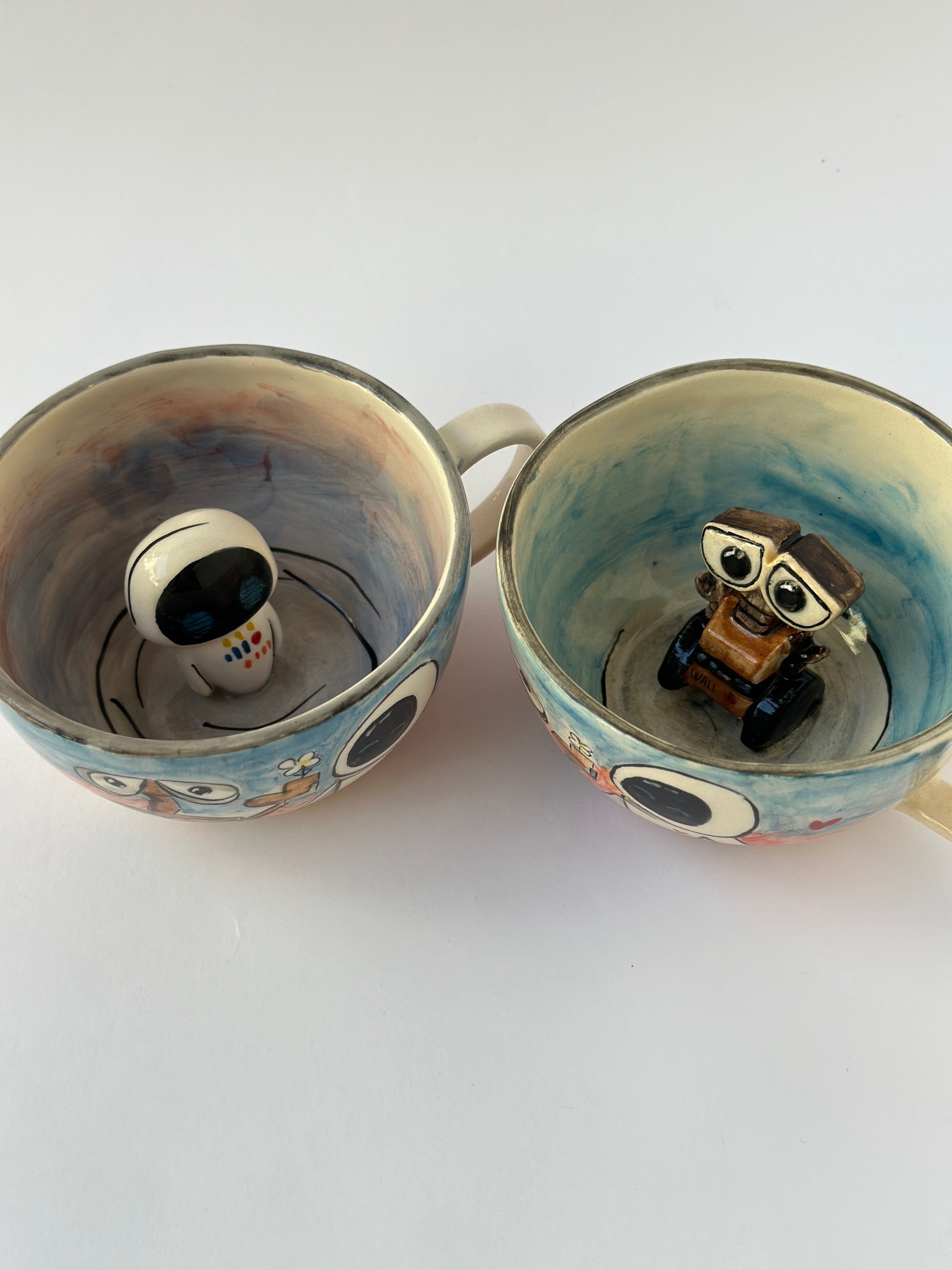 WALL-E handmade mugs