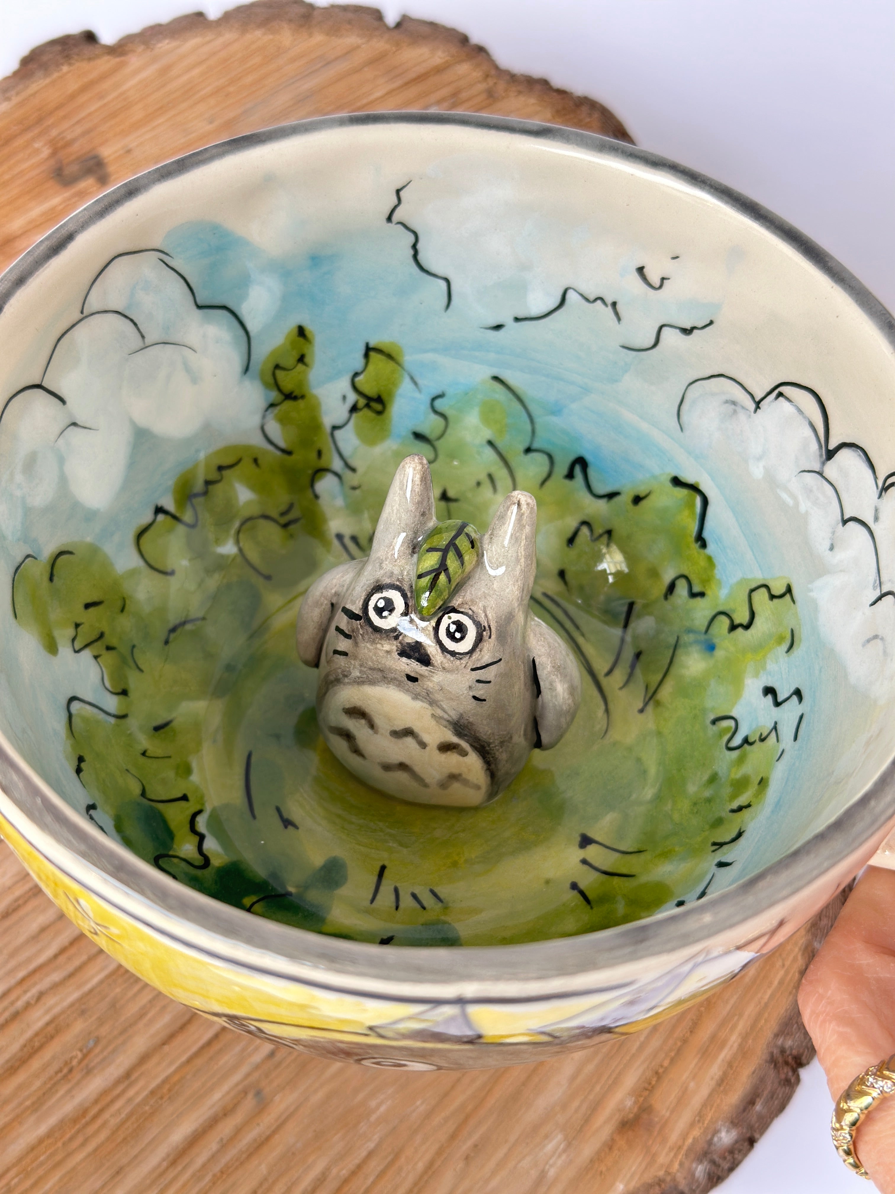 Totoro handmade mug
