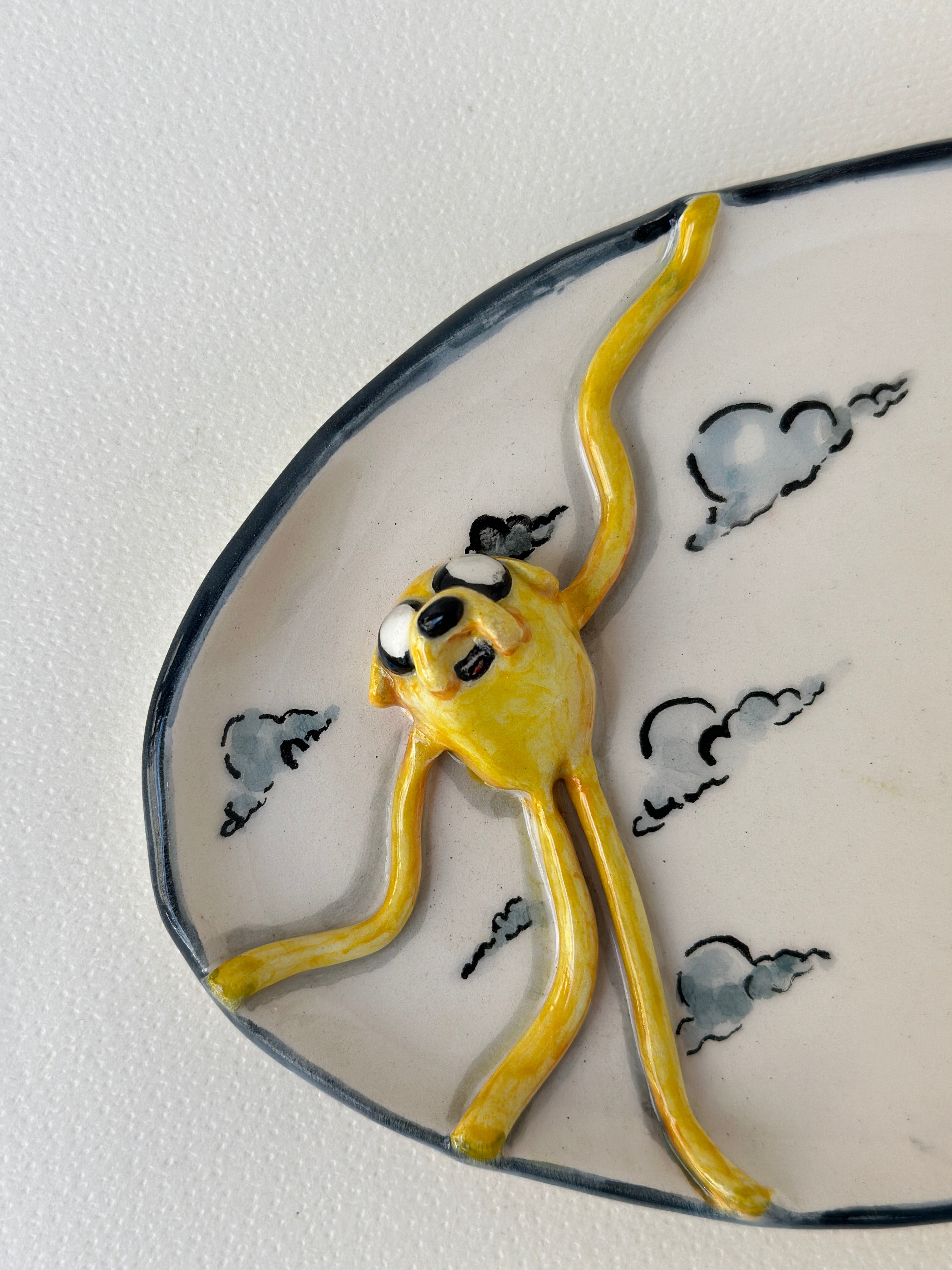 Adventure time handmade plate