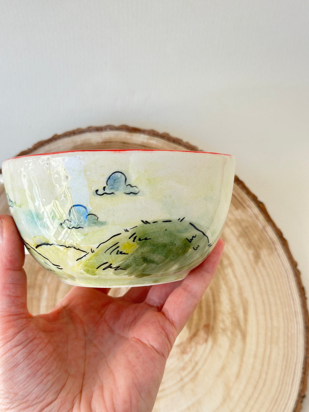 Handmade ceramic mug