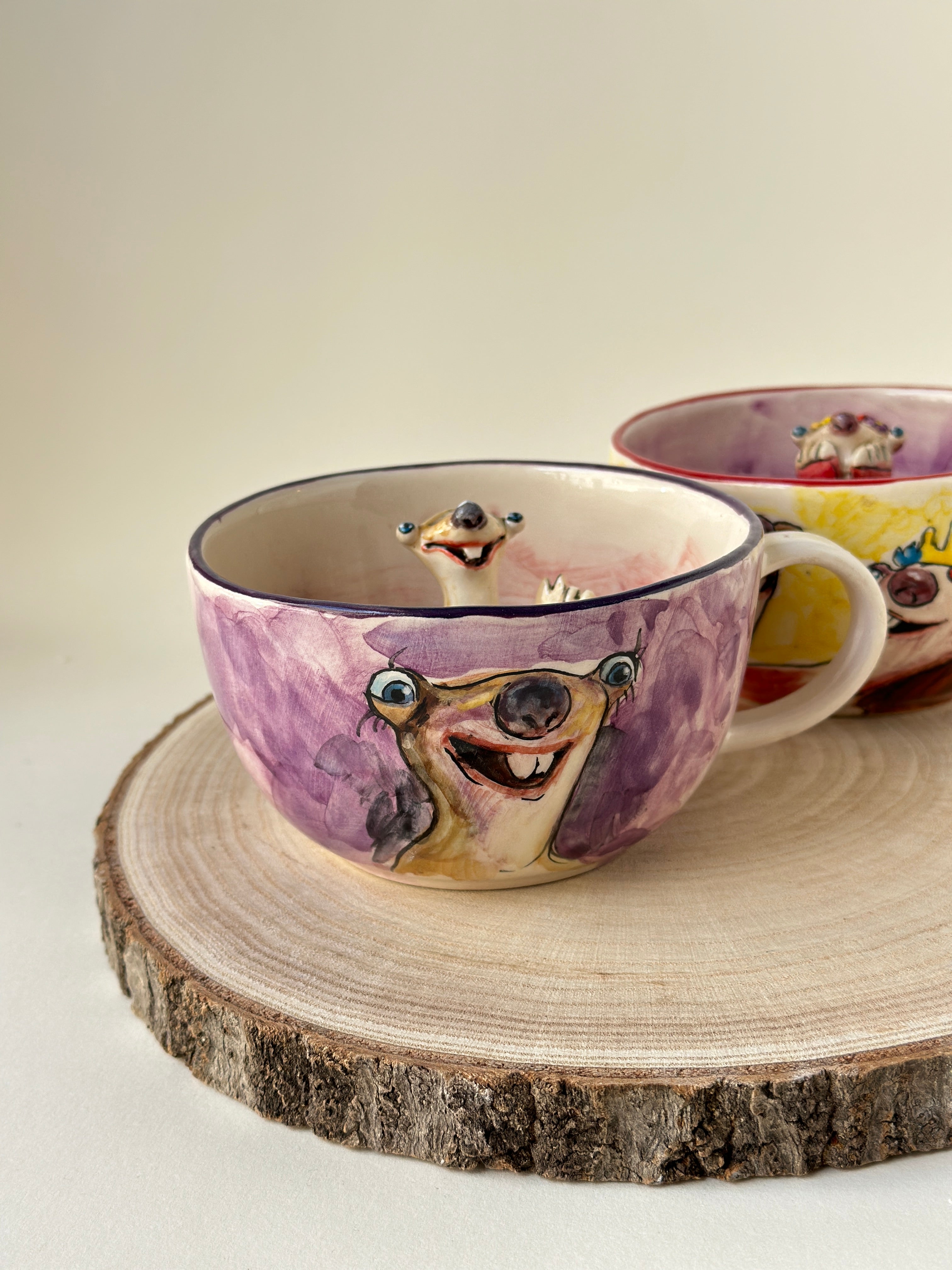 Sid and Brooke handmade mugs