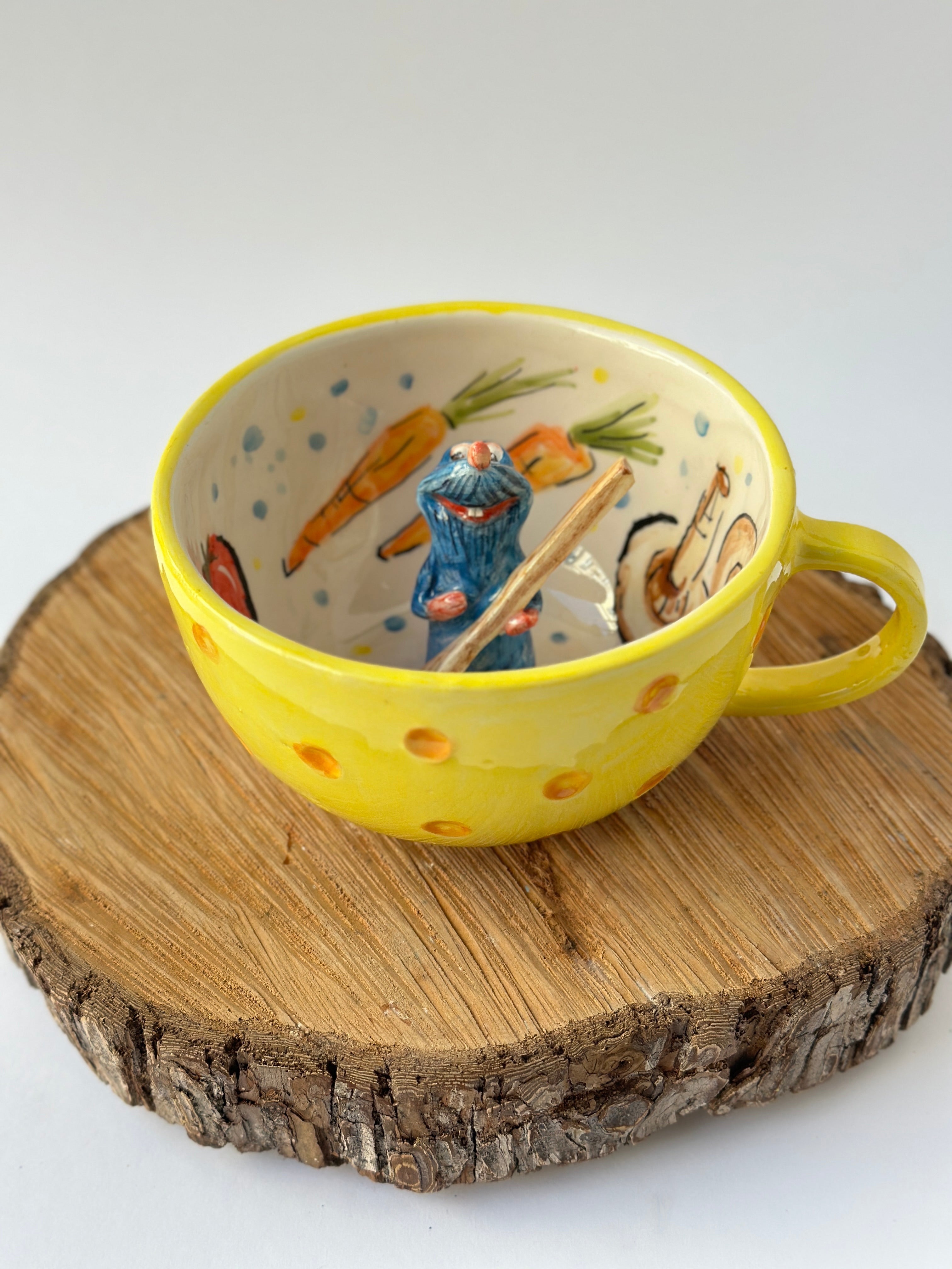 Ratatouille handmade mug
