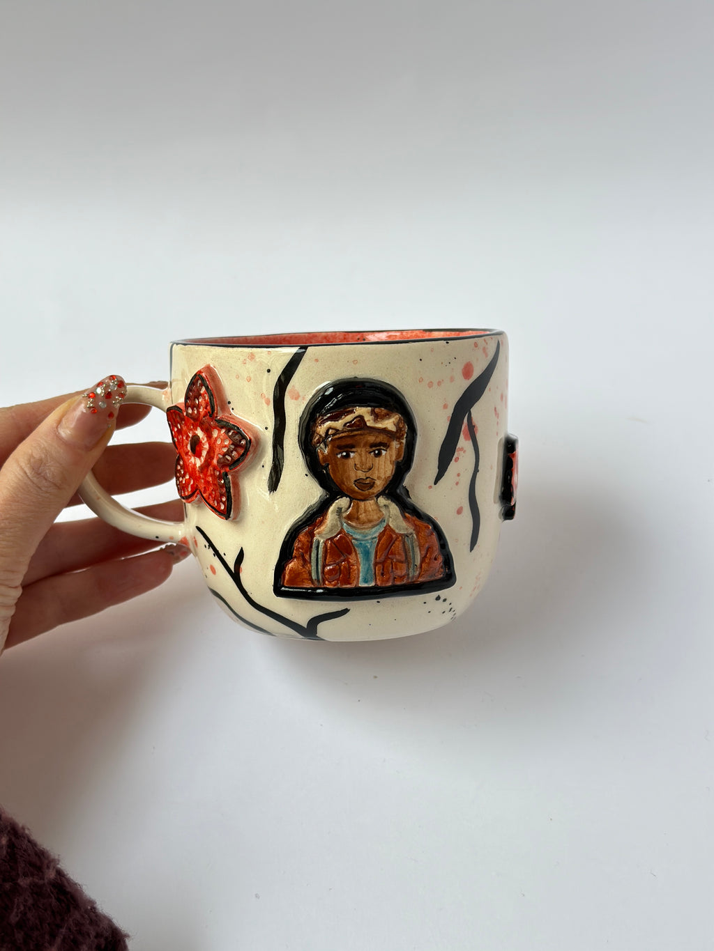 Stranger things “ Lukas” handmade mug