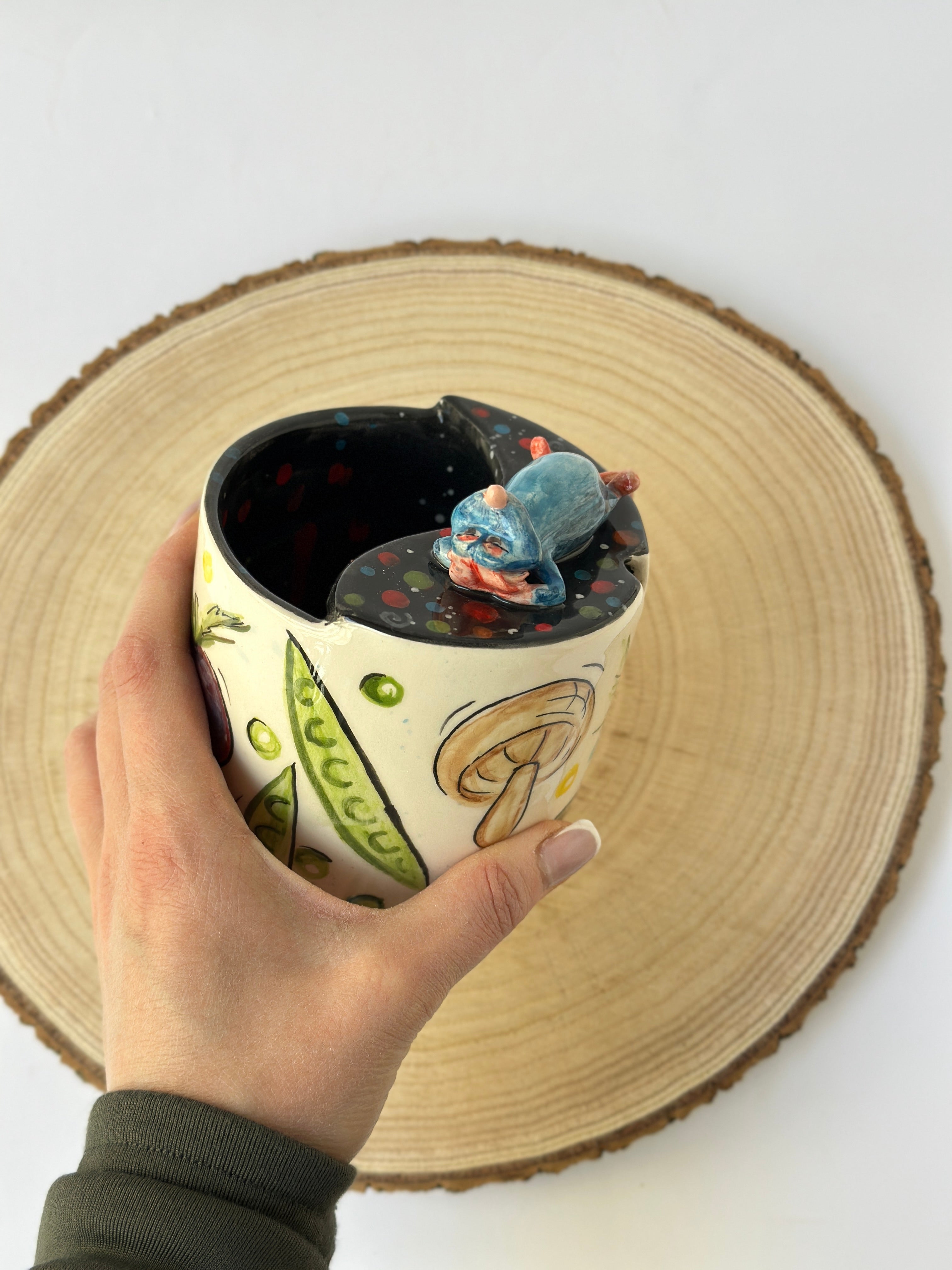 Ratatouille handmade takeaway mug