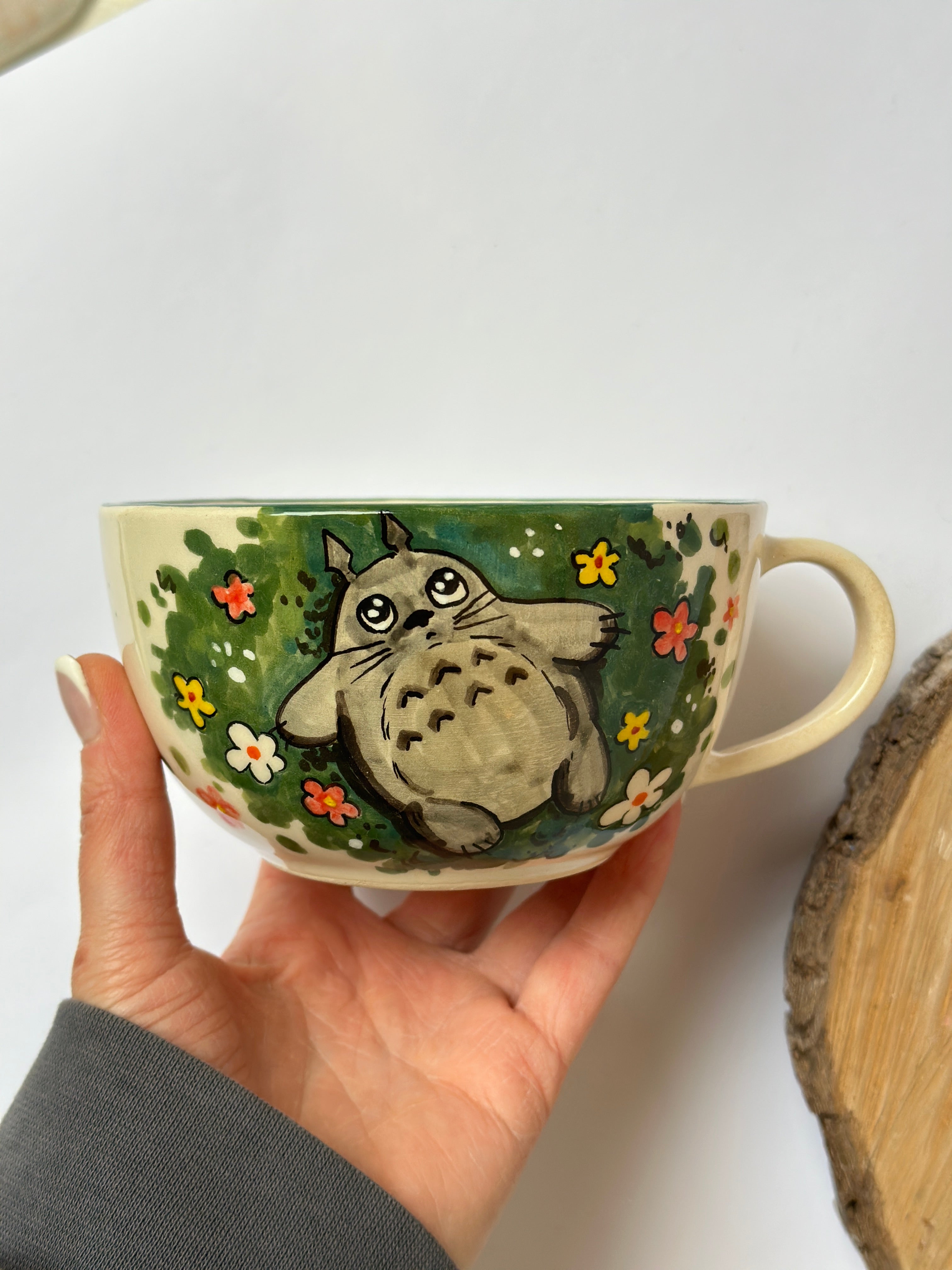 Totoro handmade mug