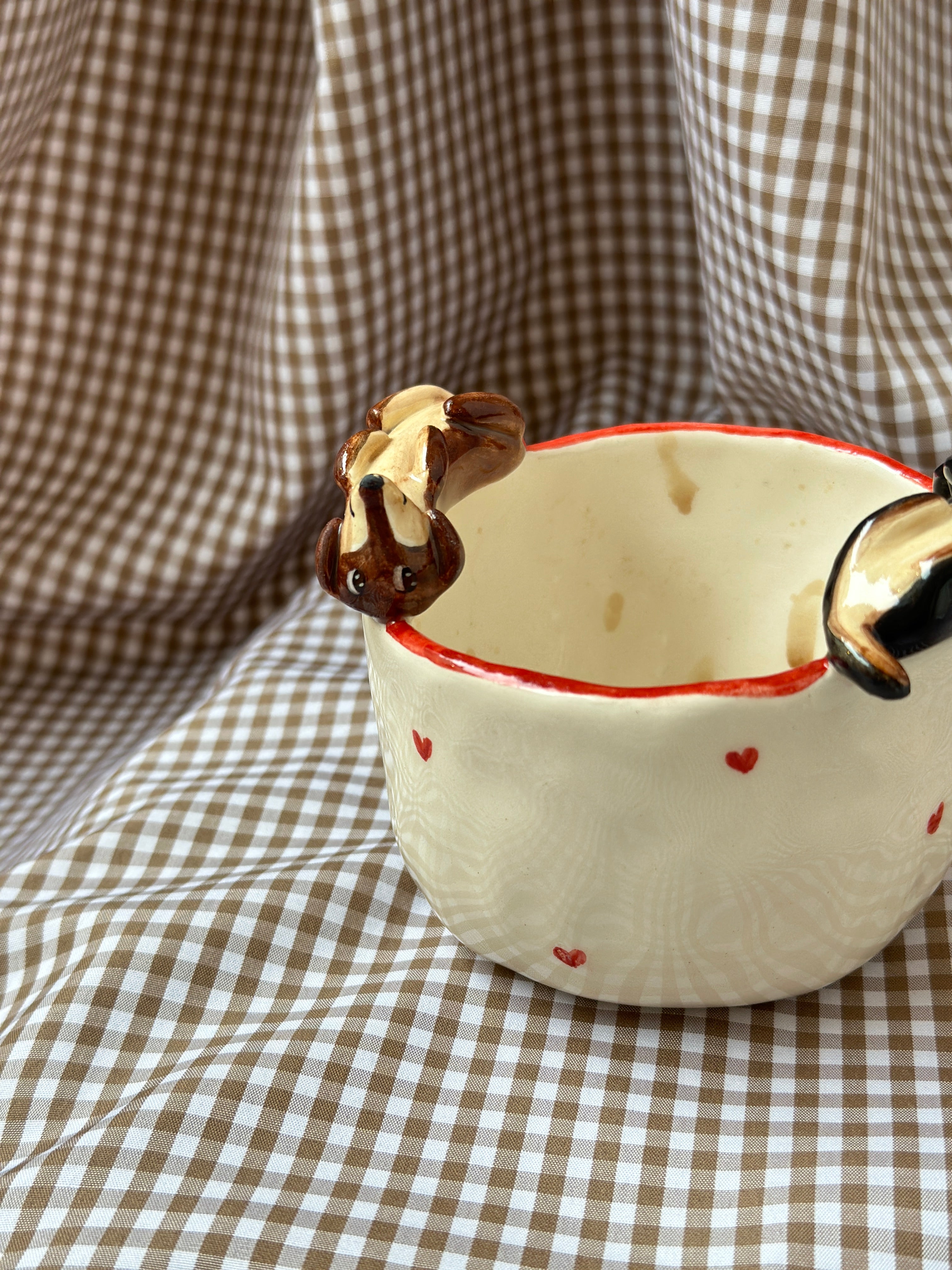 Dachshund handmade mug