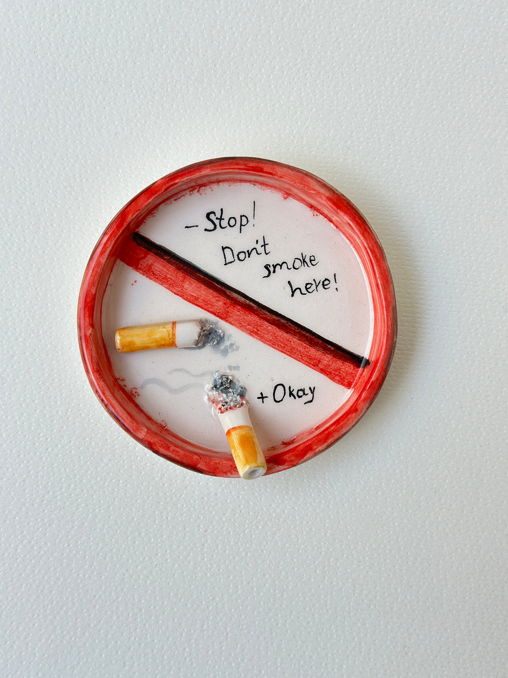 Handmade ashtray