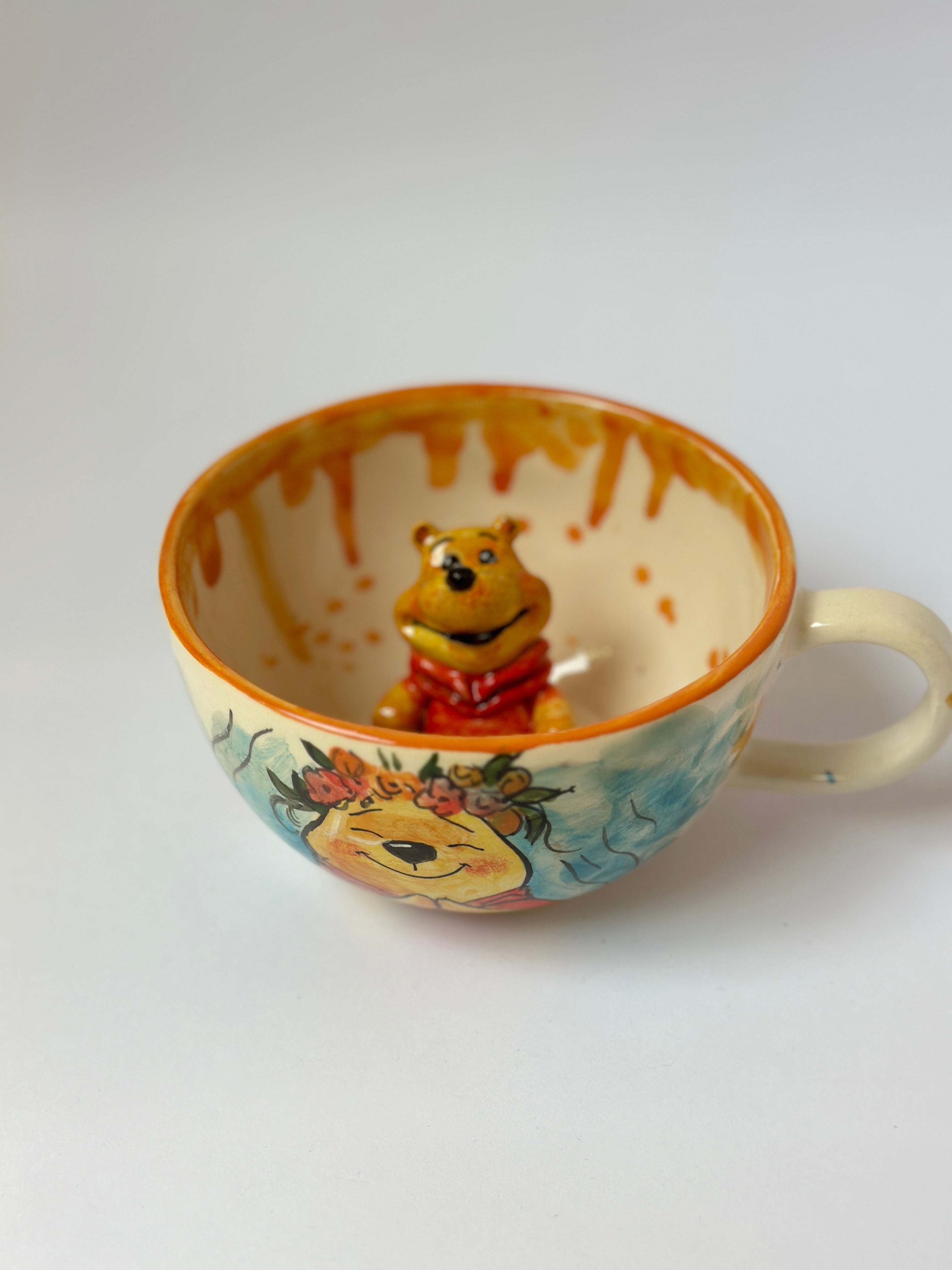Winni The Pooh handmade mug