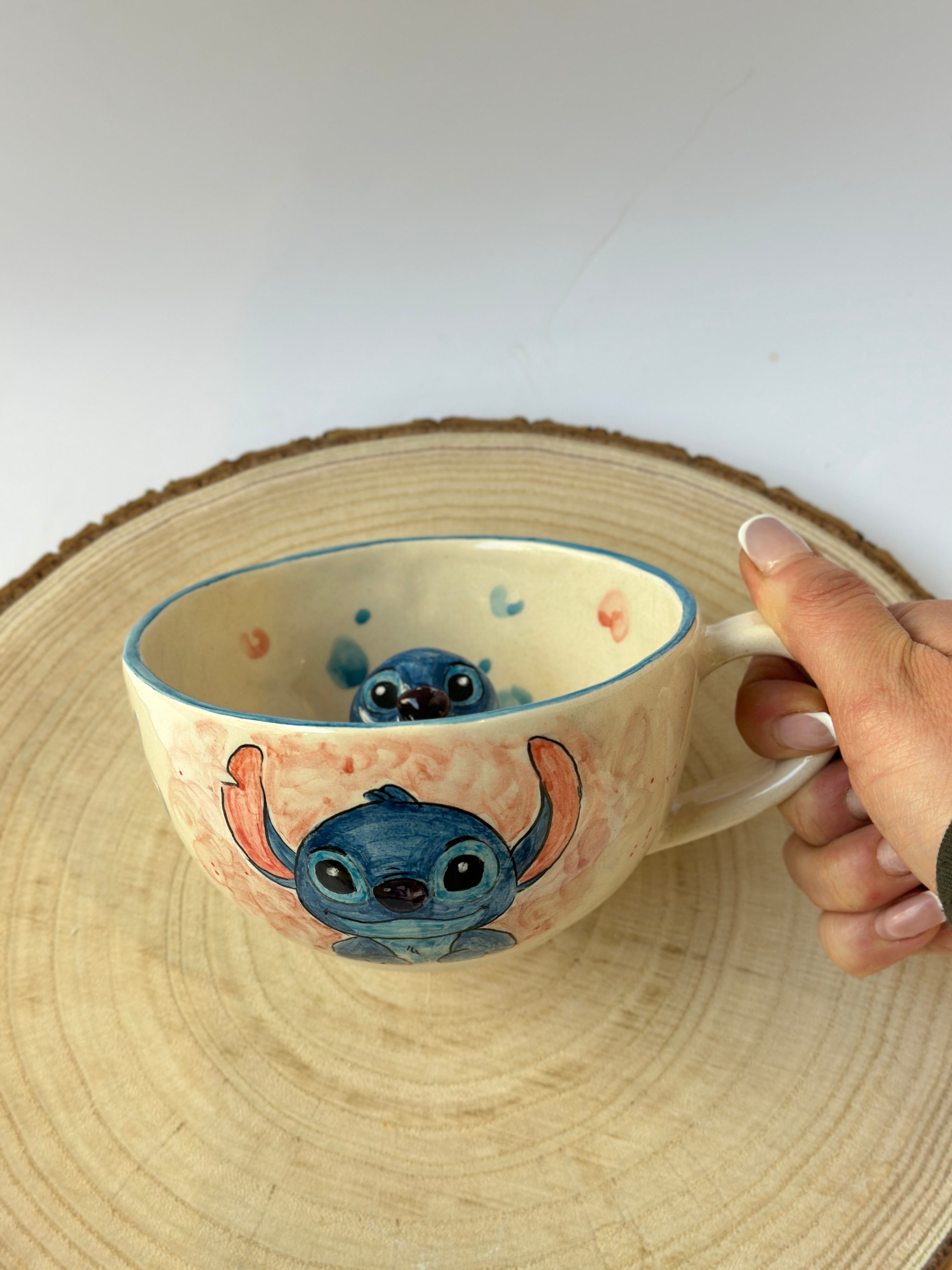 Stitch handmade mug