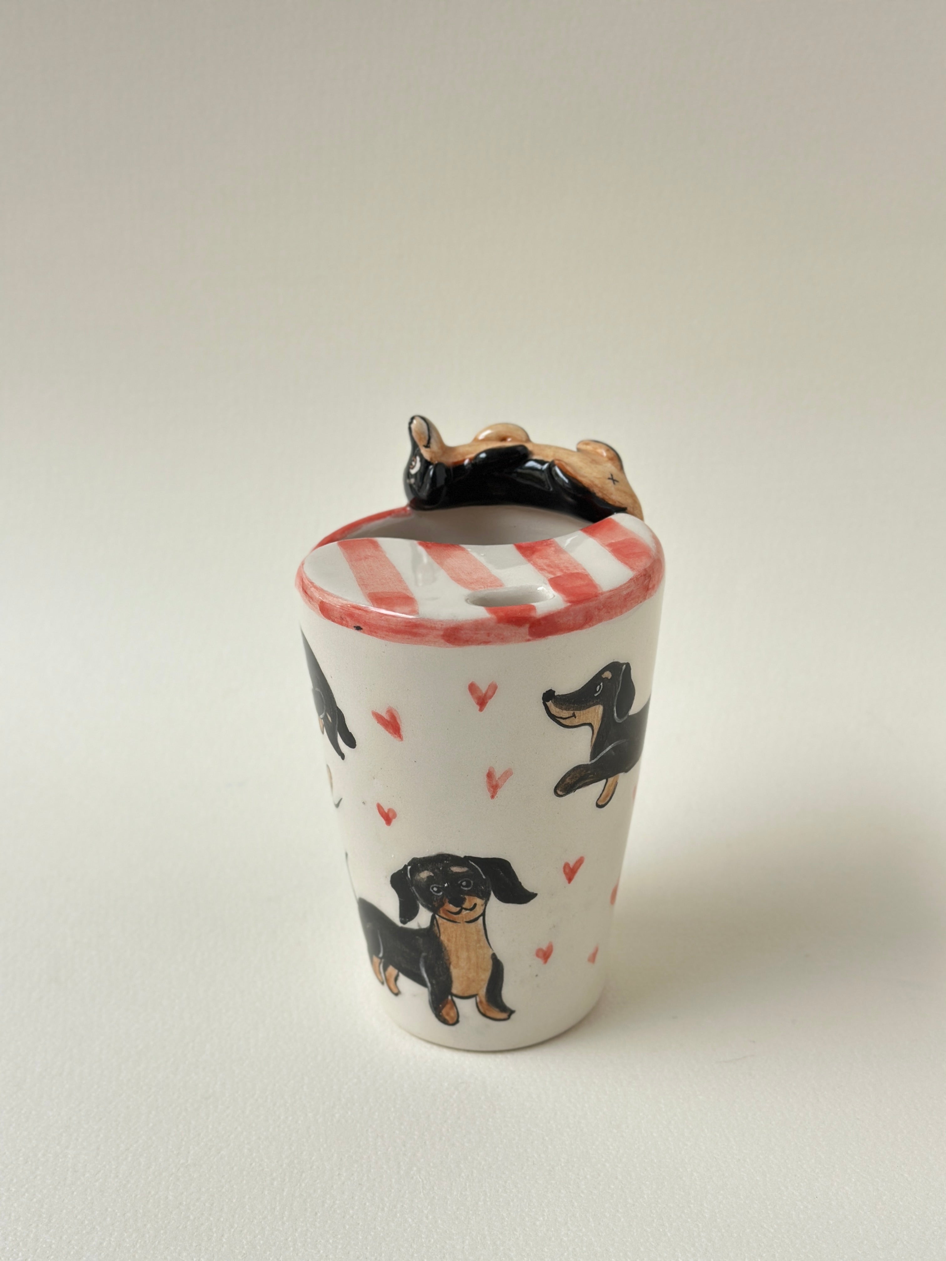 Dachshund takeaway mug
