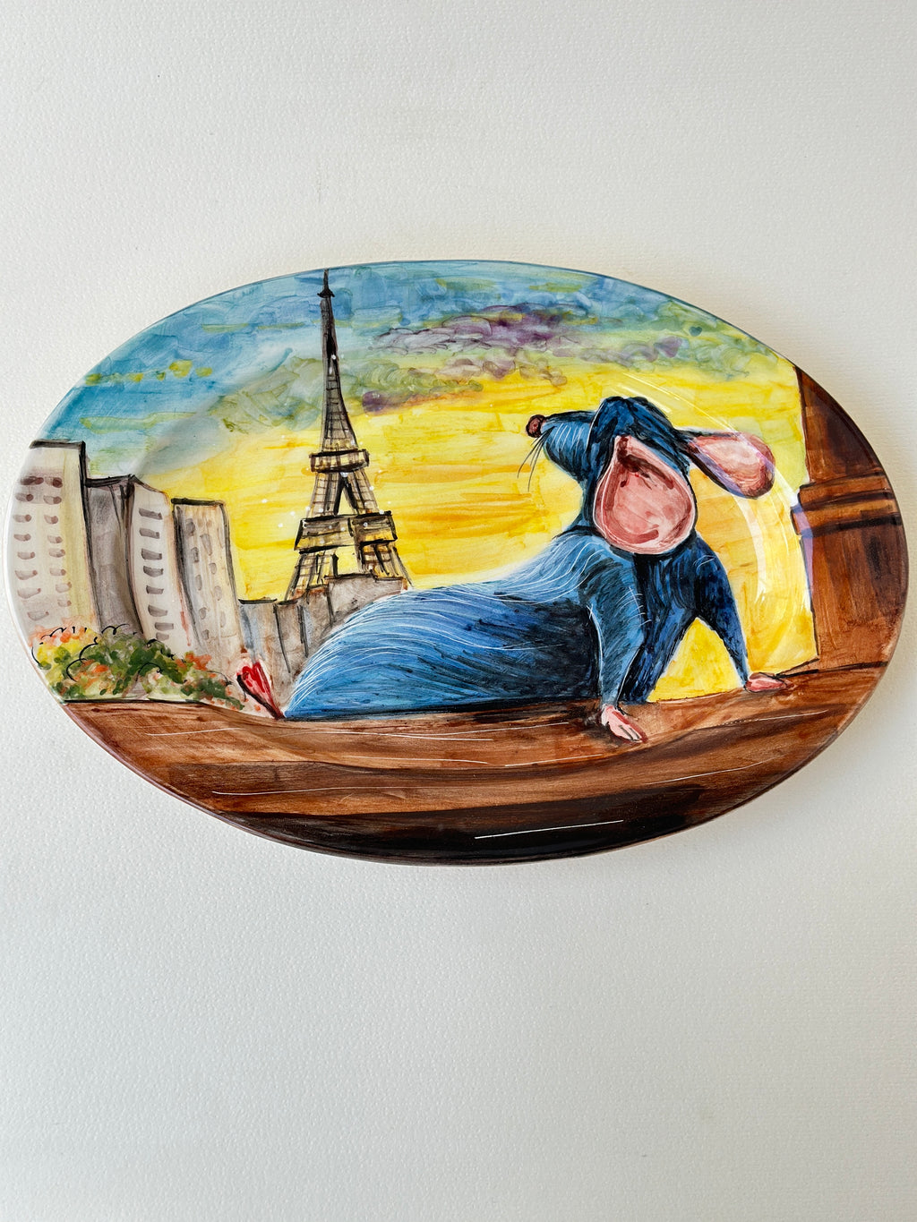 Little Chef handmade big plate  (28x18)