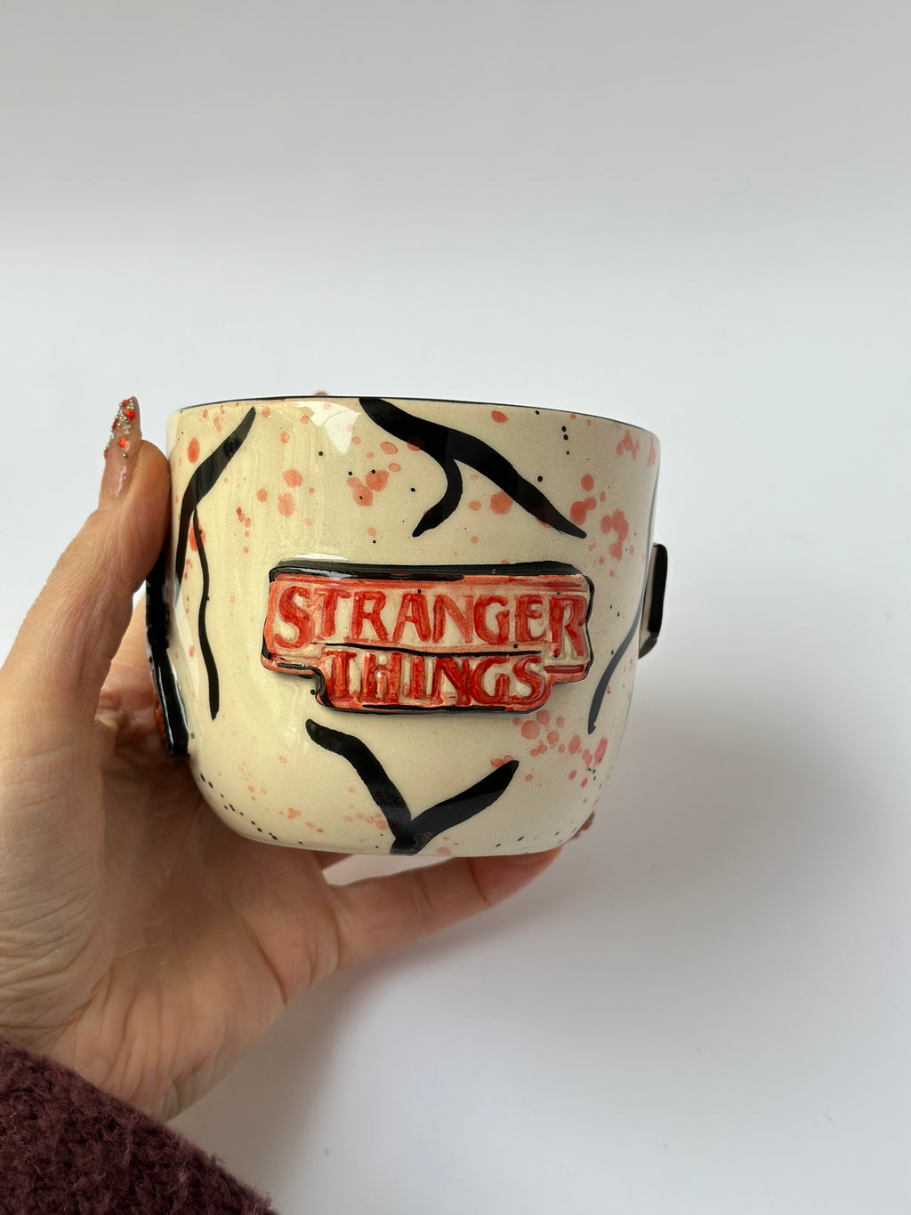 Stranger things “ Lukas” handmade mug