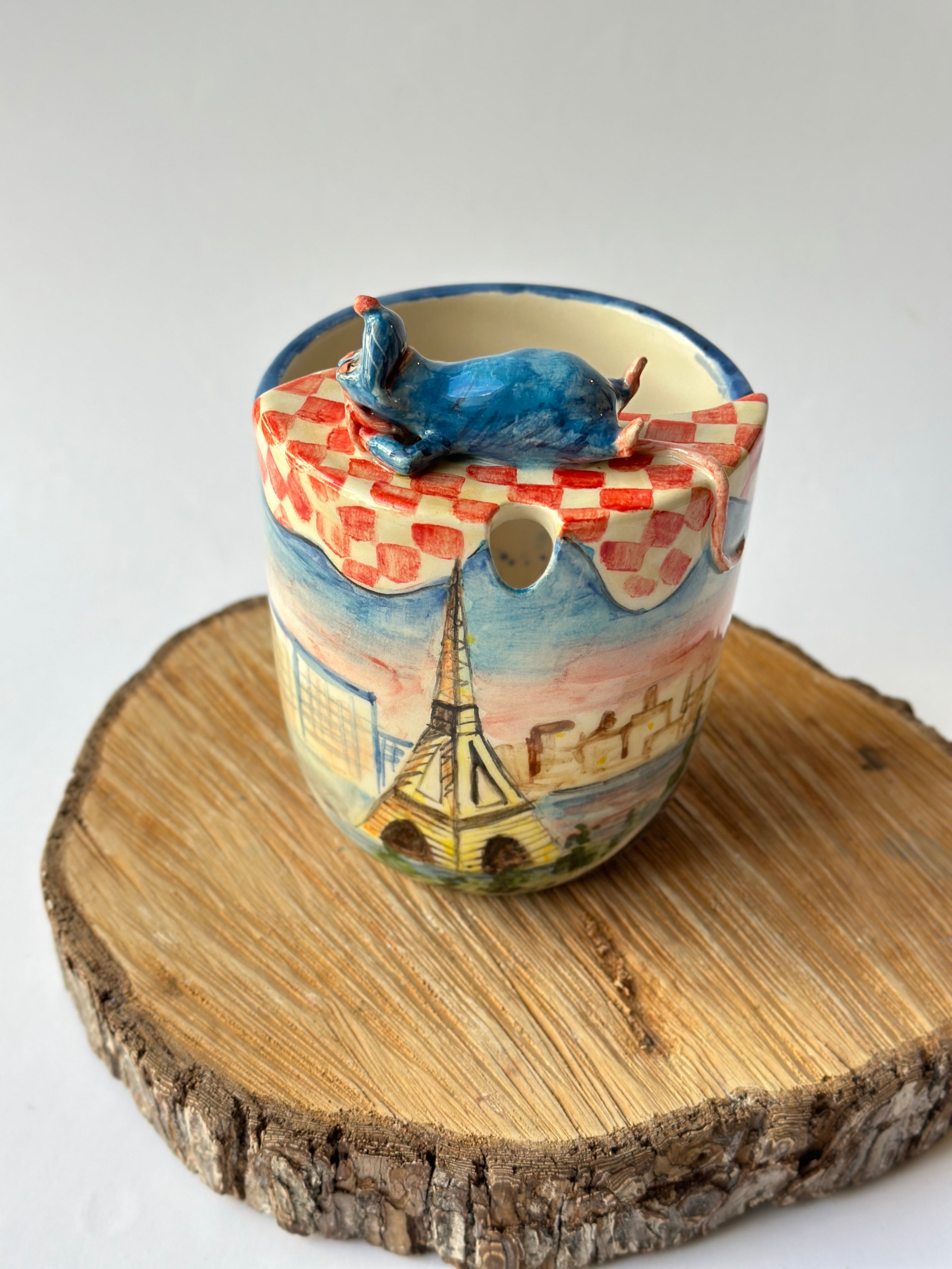 Ratatouille handmade takeaway mug