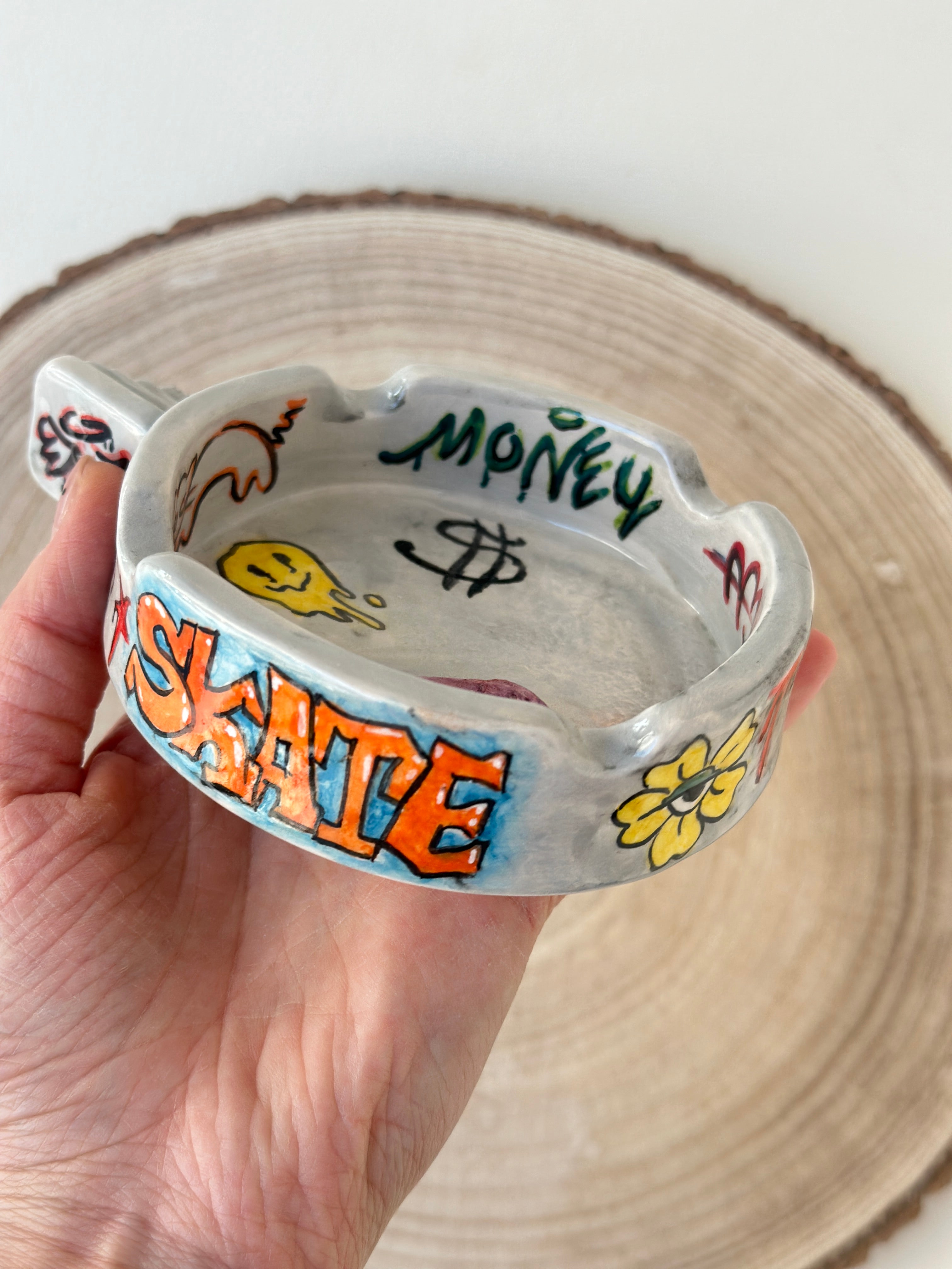 Handmade ashtray