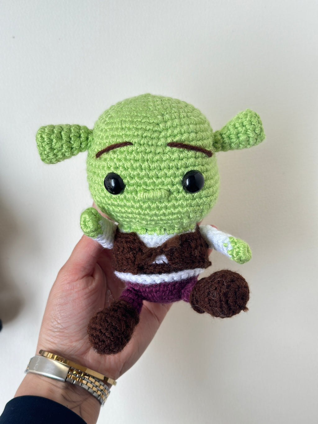 Shrek mug and toy handmade