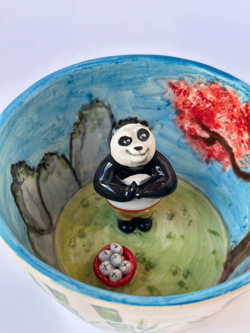 Kung fu Panda handmade ceramic mug