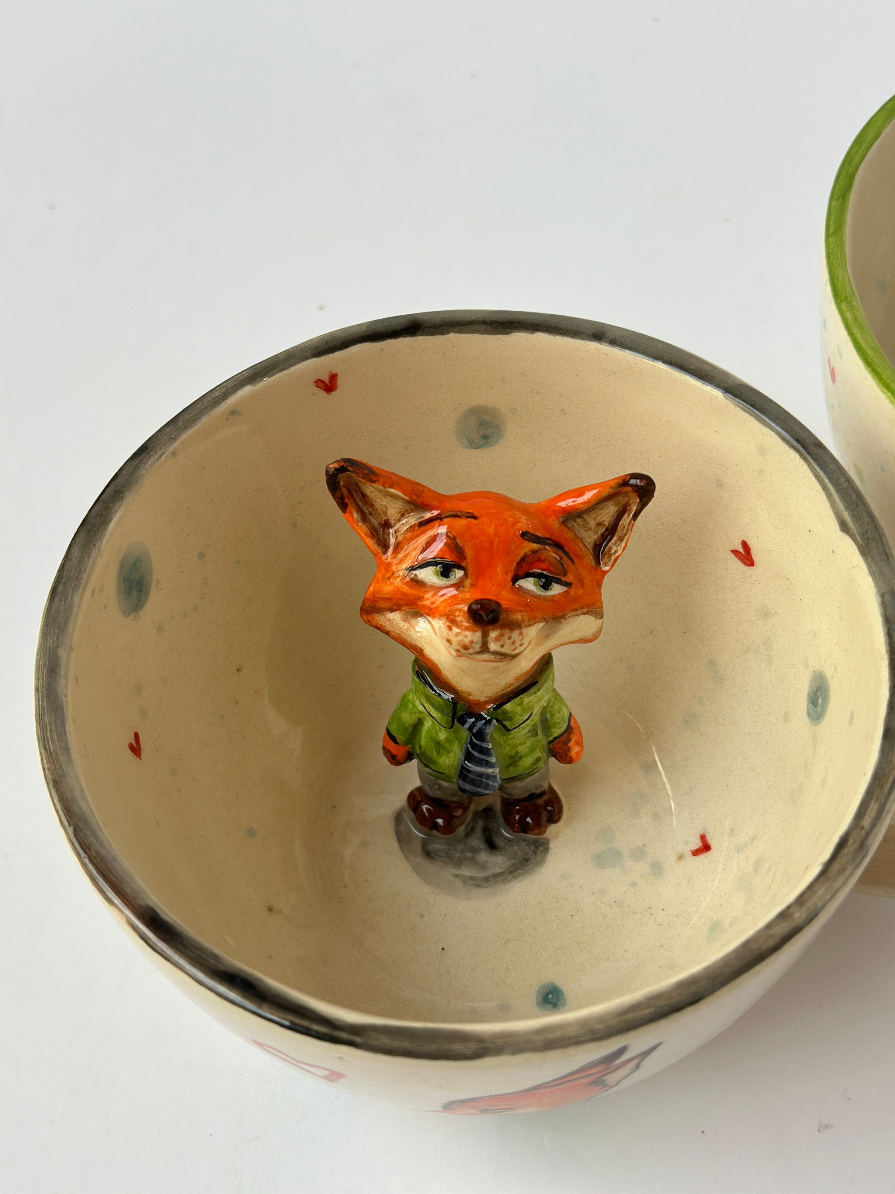 Zootopia Judy Hopps and Nick Wilde handmade mugs