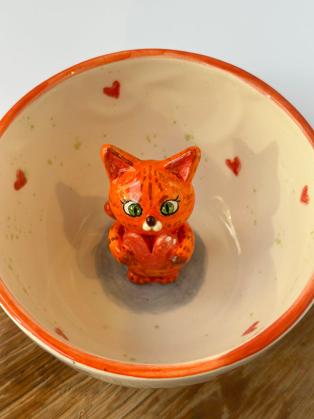 Cat mug handmade