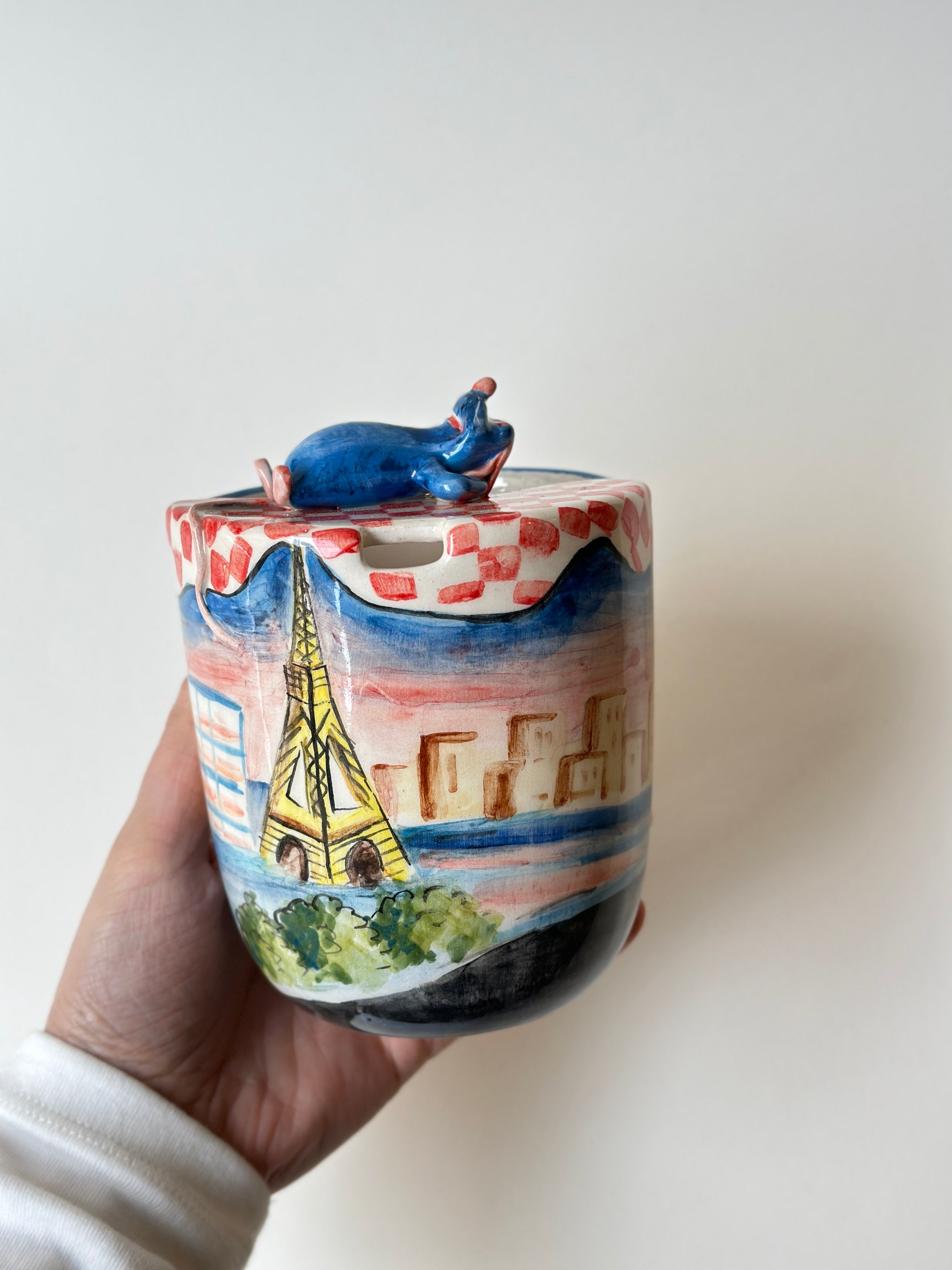 Ratatouille handmade takeaway mug