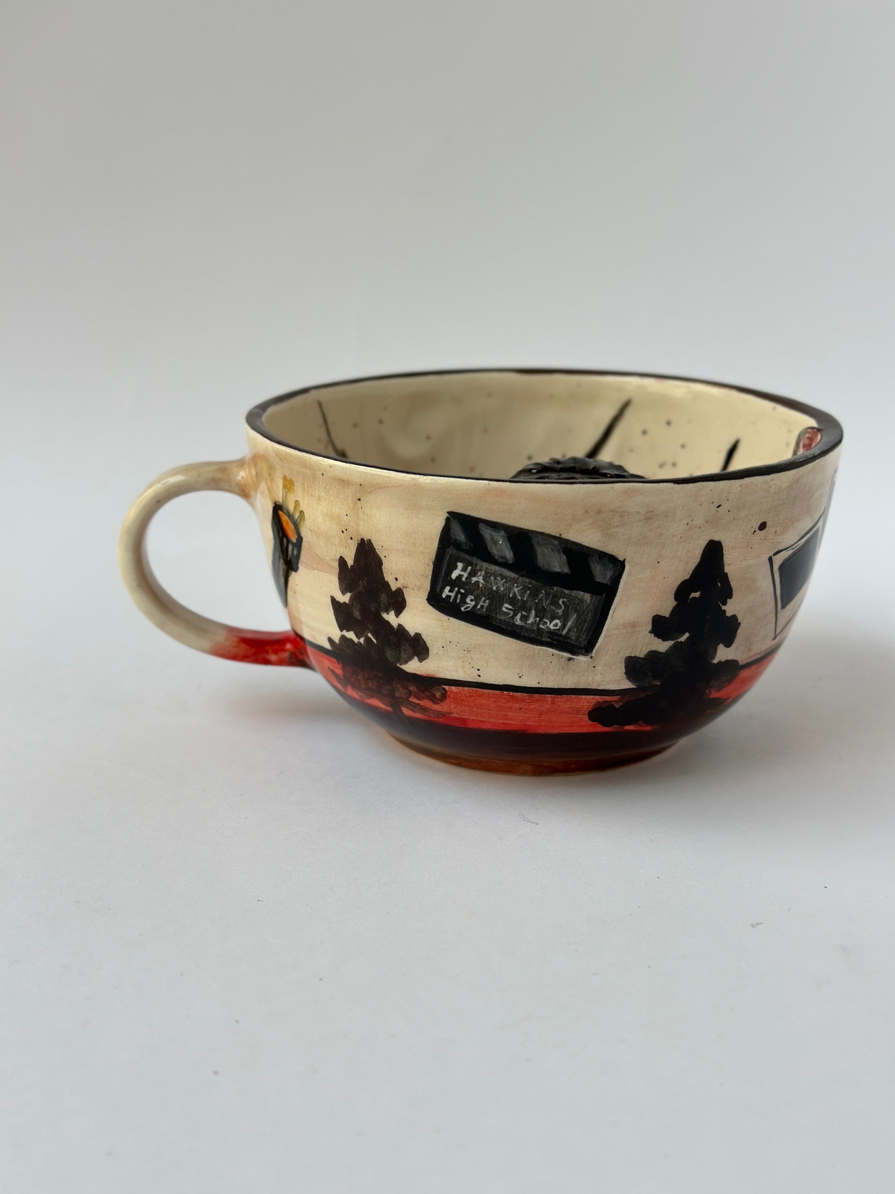 Stranger things Nancy handmade mug