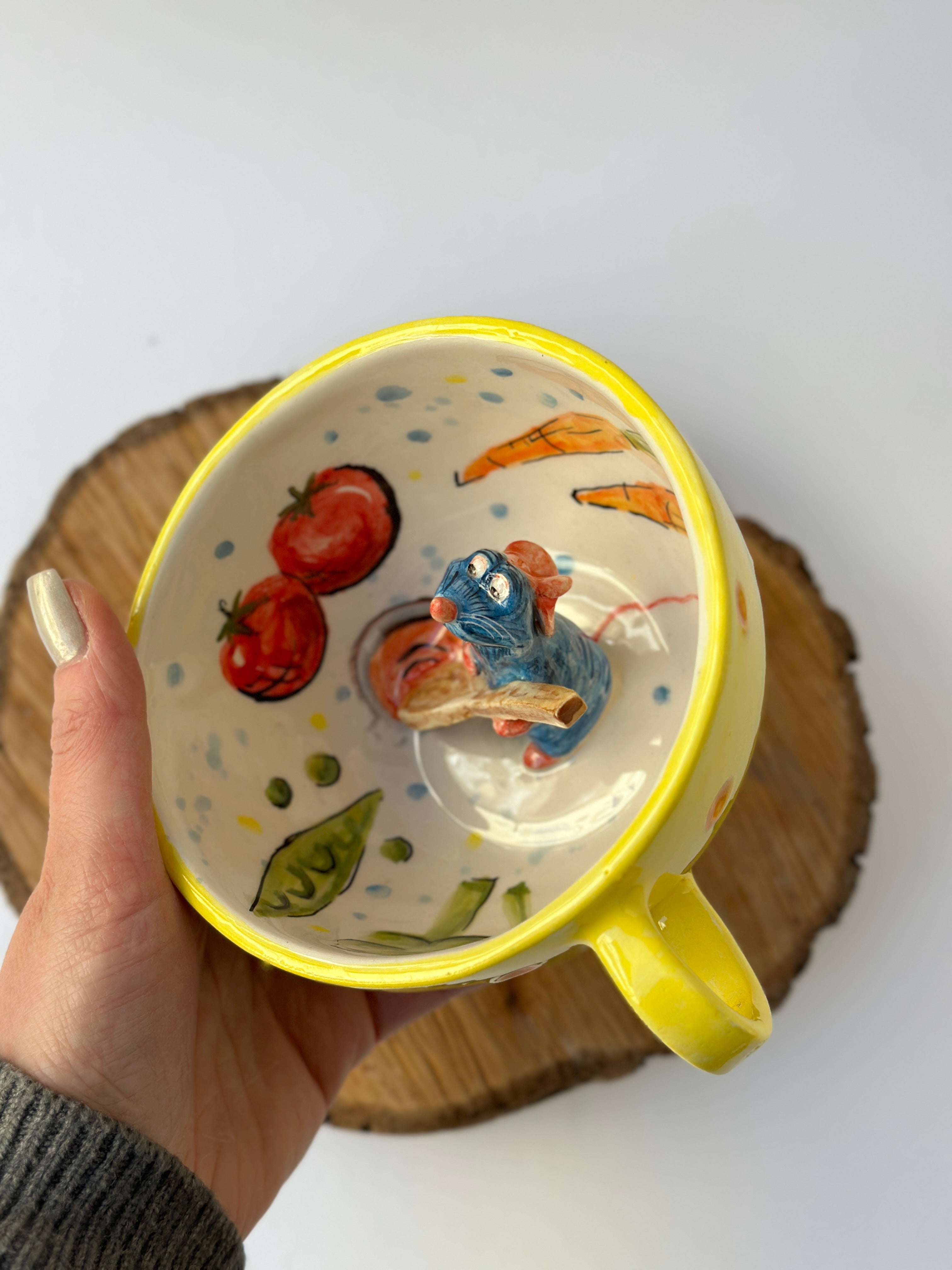 Ratatouille handmade mug