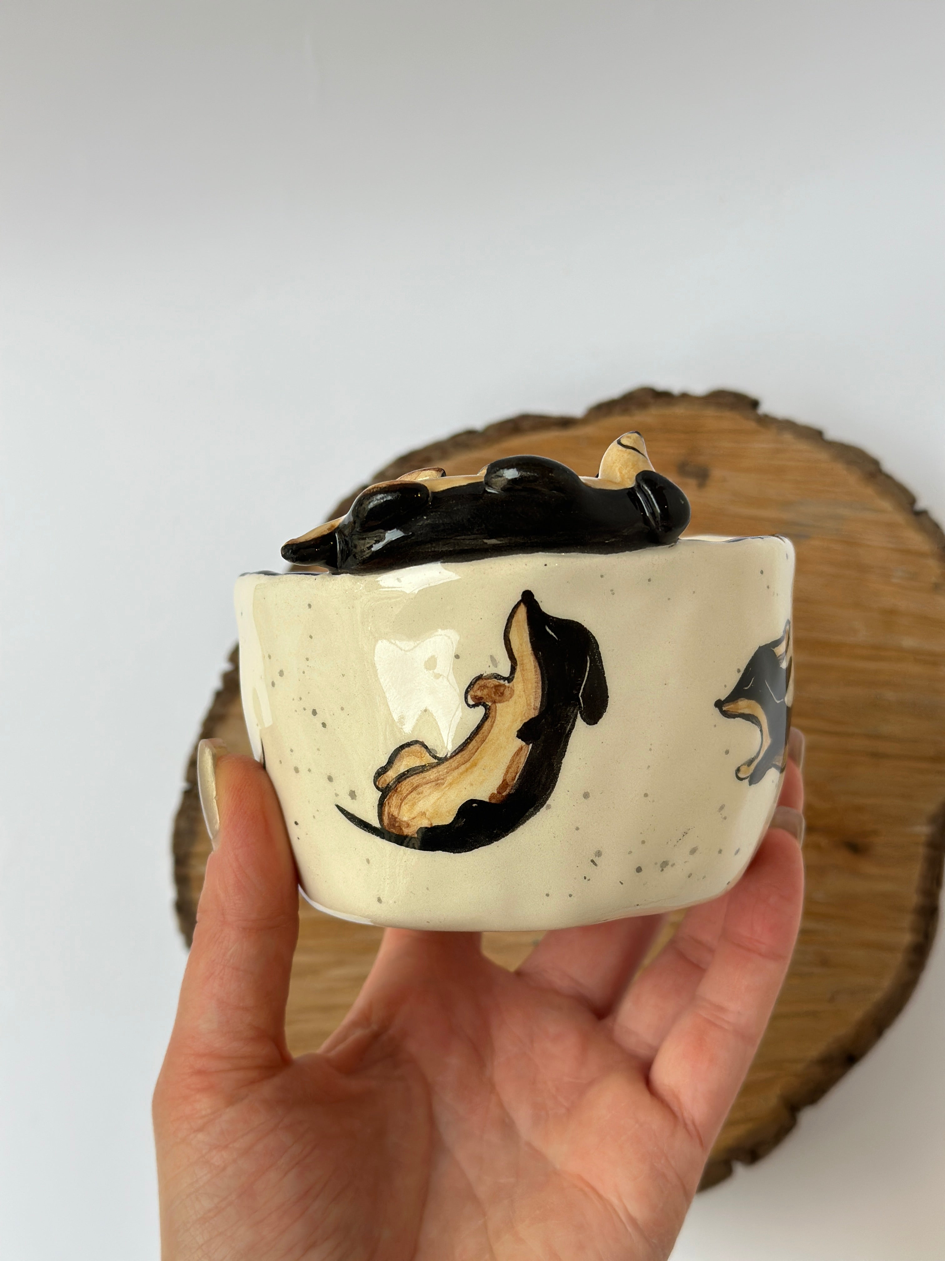 Dachshund handmade mug