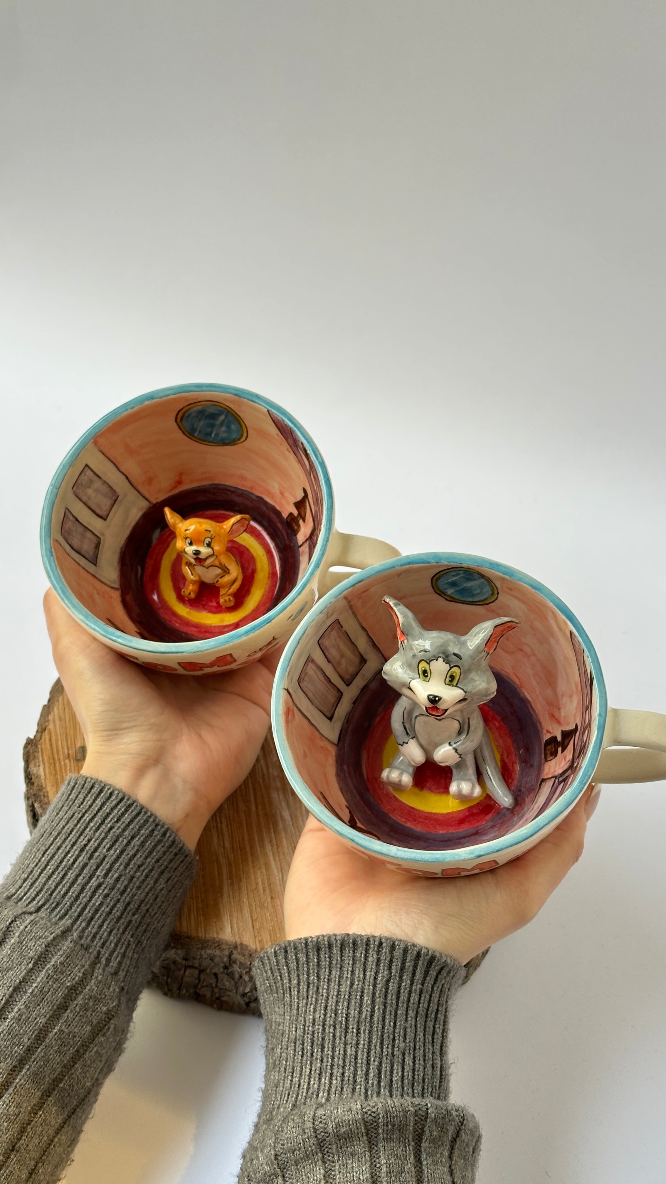 Tom and Jerry handmade mugs