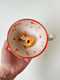 Cat handmade mug