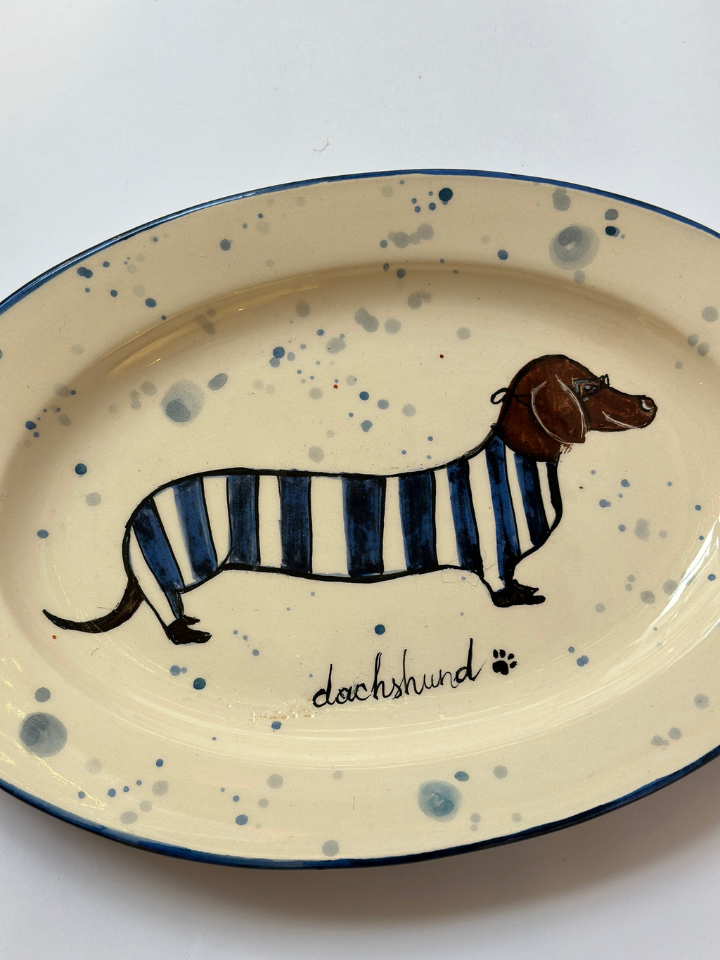 Dachshund plate